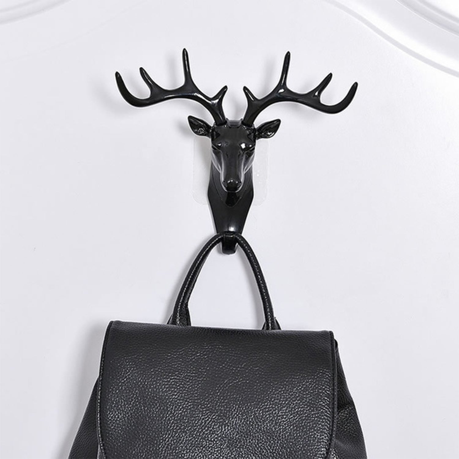 Deer Head Self Adhesive Wall Door Hook Hanger