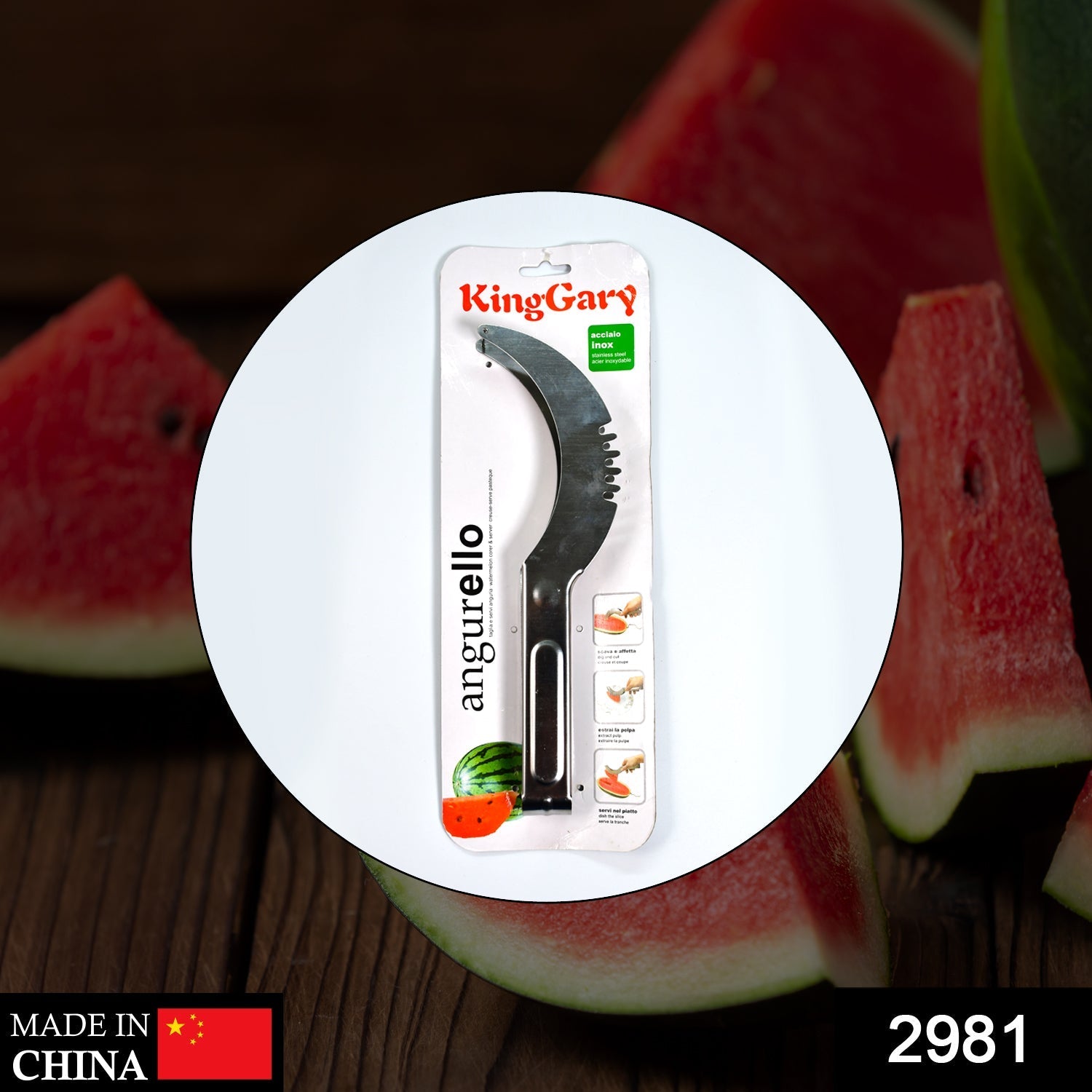 Watermelon Cantaloupe Slicer Stainless Steel Knife Corer Fruit Vegetable - Tools Kitchen Gadgets Melon Slicer Cutter Melon Fruit