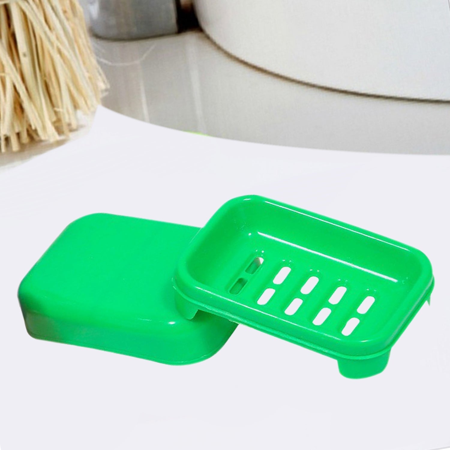 Covered Soap keeping Plastic Case for Bathroom use