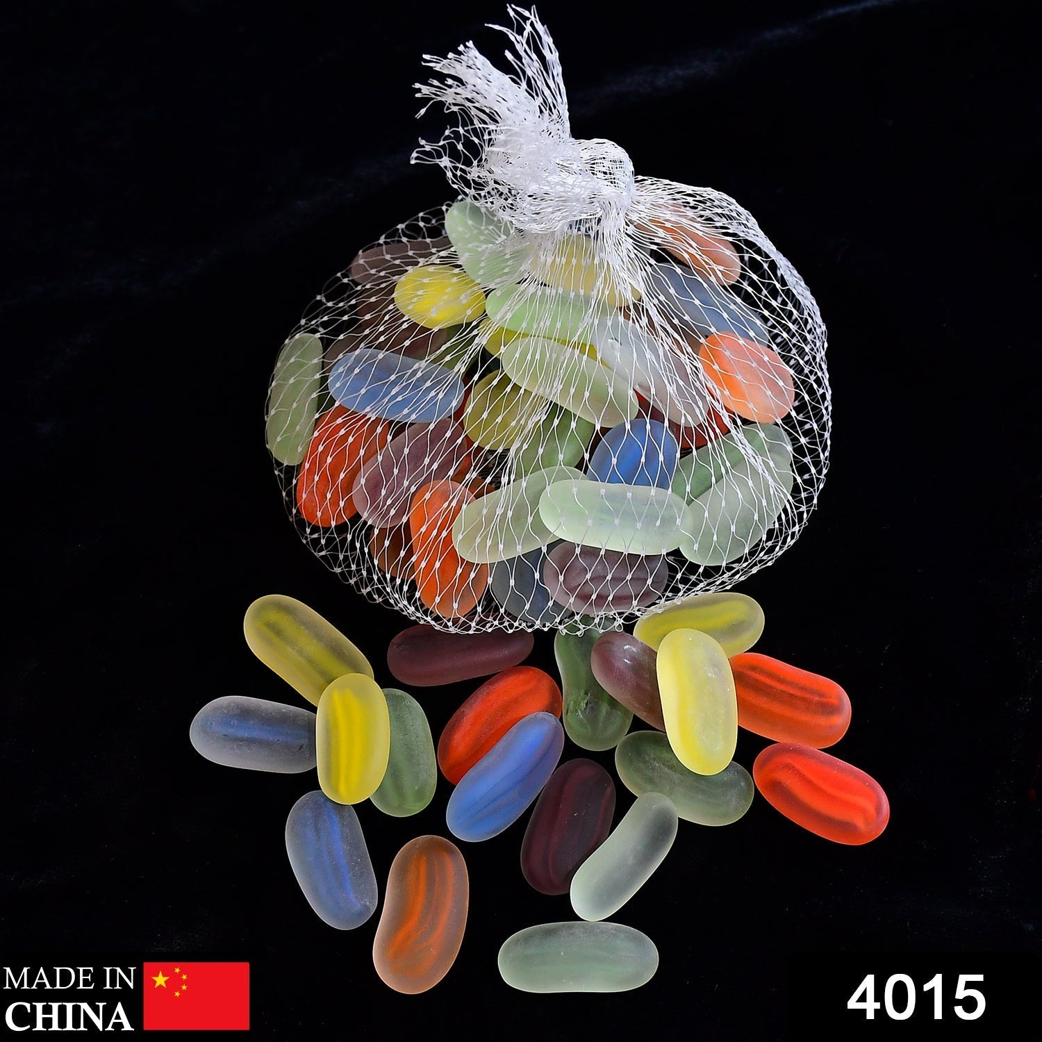 Glass Gem Stone, Flat Round Marbles Pebbles for Vase Fillers, Attractive pebbles for Aquarium Fish Tank.