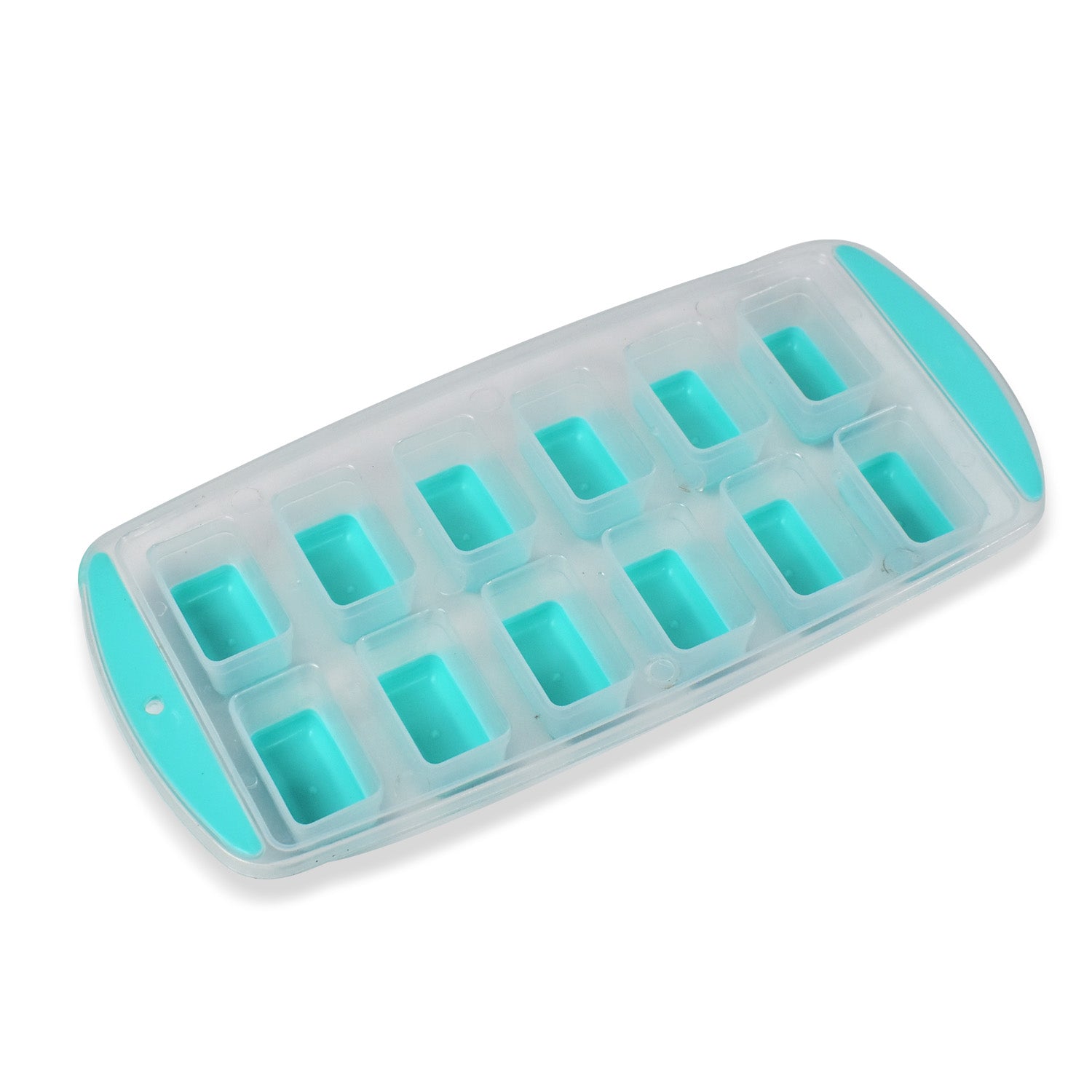 12 Grid Silicon Ice cubes Making Tray Food Grade Square Ice Cube Tray | Easy Release Bottom Silicon Tray