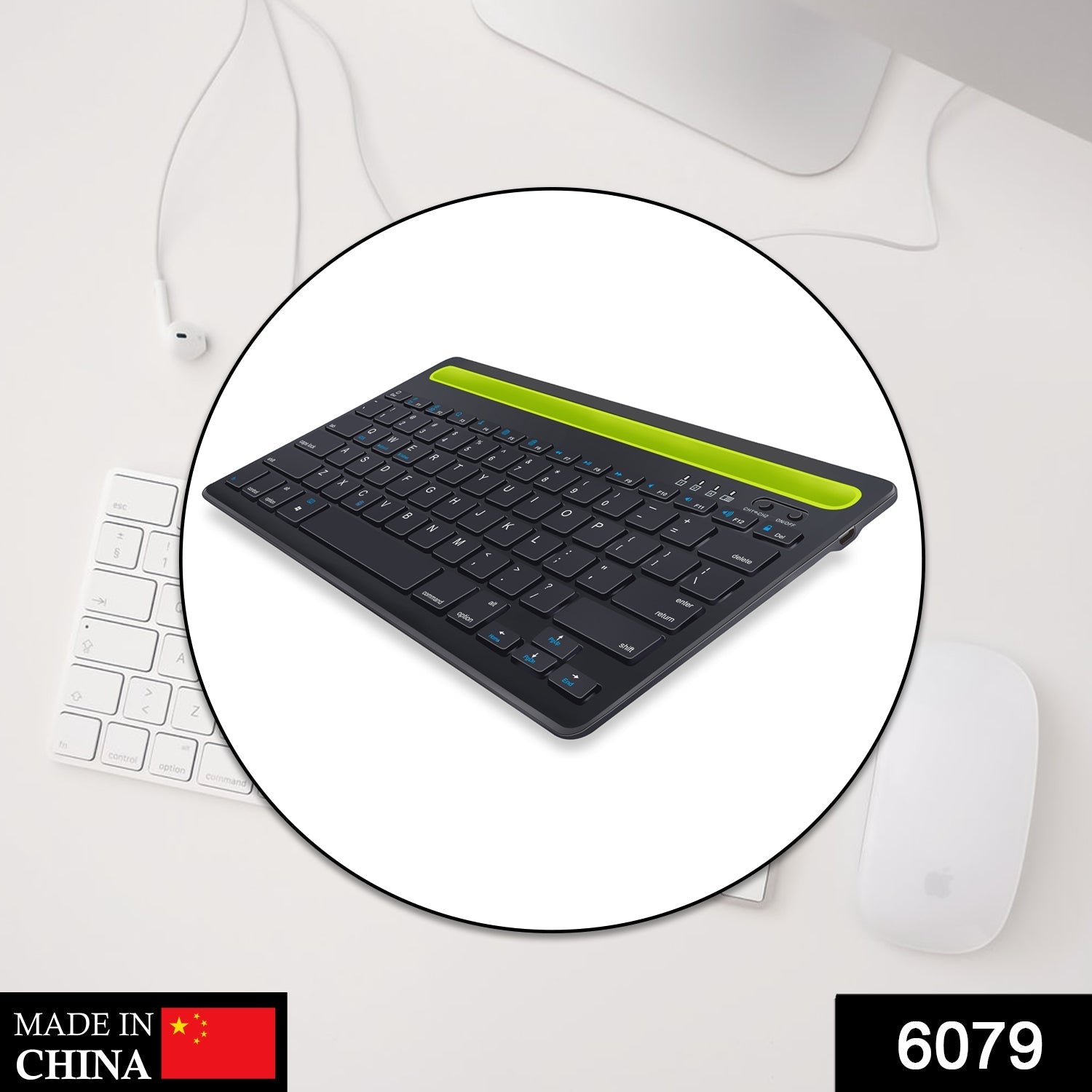 Wireless Mini Keyboard for PC, tablet and phones to control them remotely.