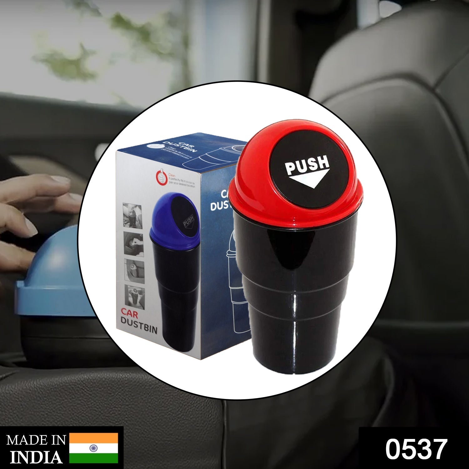 Car Dustbin / Mini Car Trash Bin / Car Ashtray