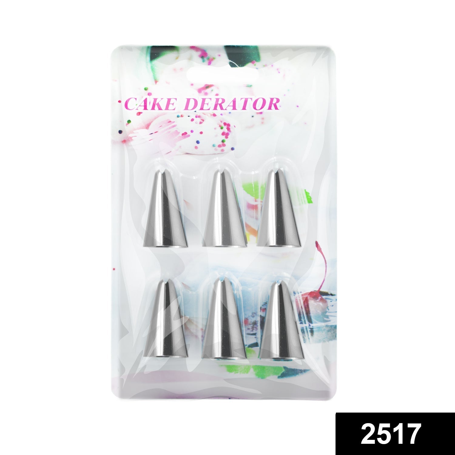 Cake Decorating Stainless Steel Nozzle (6pcs)