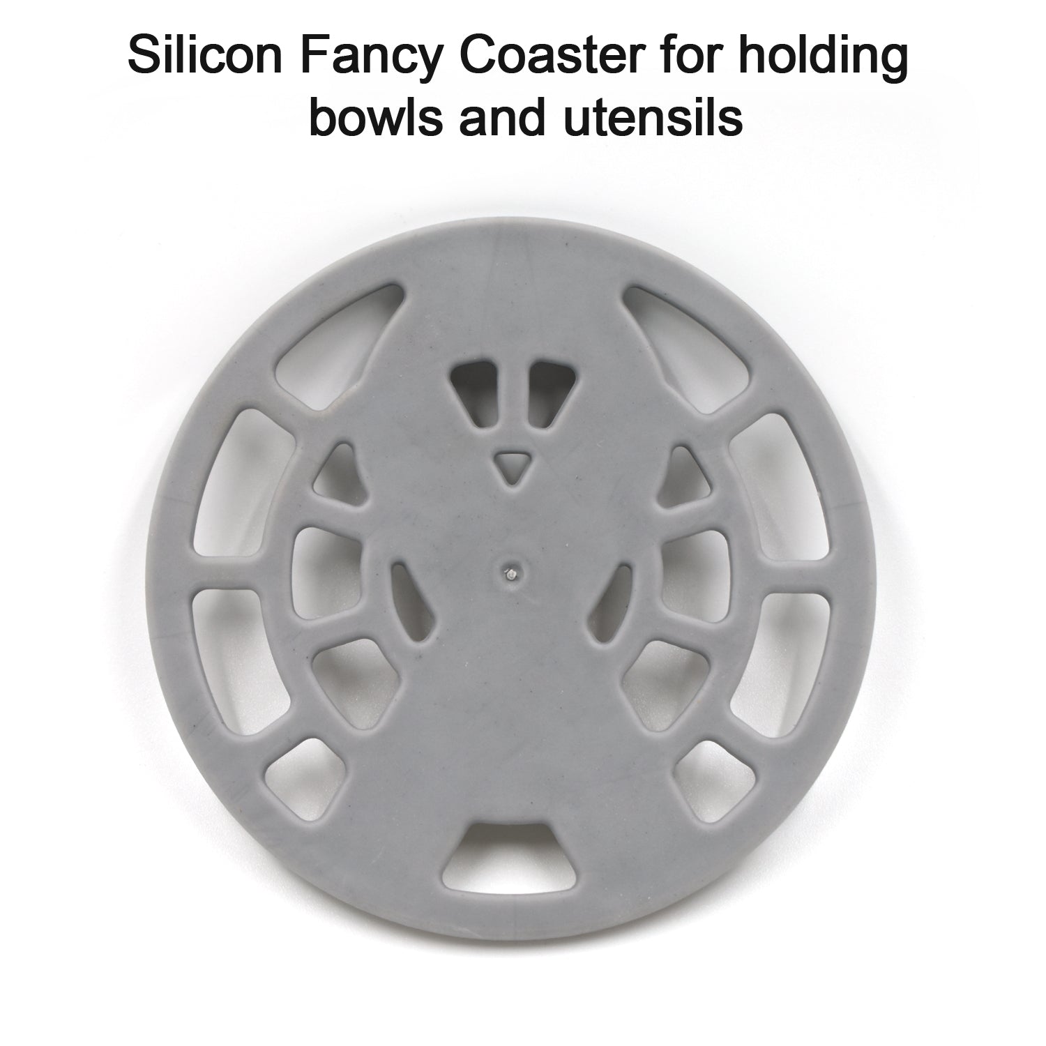 1Pc Silicone Fancy Coaster for holding bowls and utensils including all kitchen purposes.