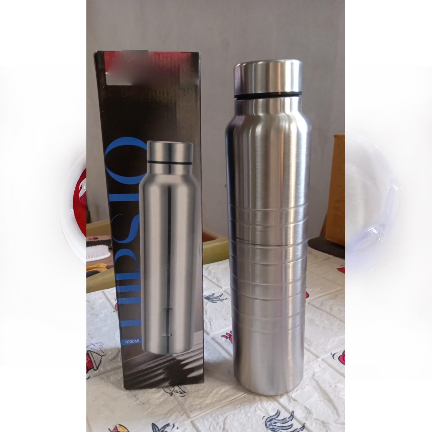 Unbreakable Stainless Steel Leak Proof Fridge Water Bottle, Cold &  Hot Thermosteel Bottle| Leak Proof | Office Bottle | Gym | Home | Kitchen | Hiking | Trekking | Travel Bottle (1000 ml)