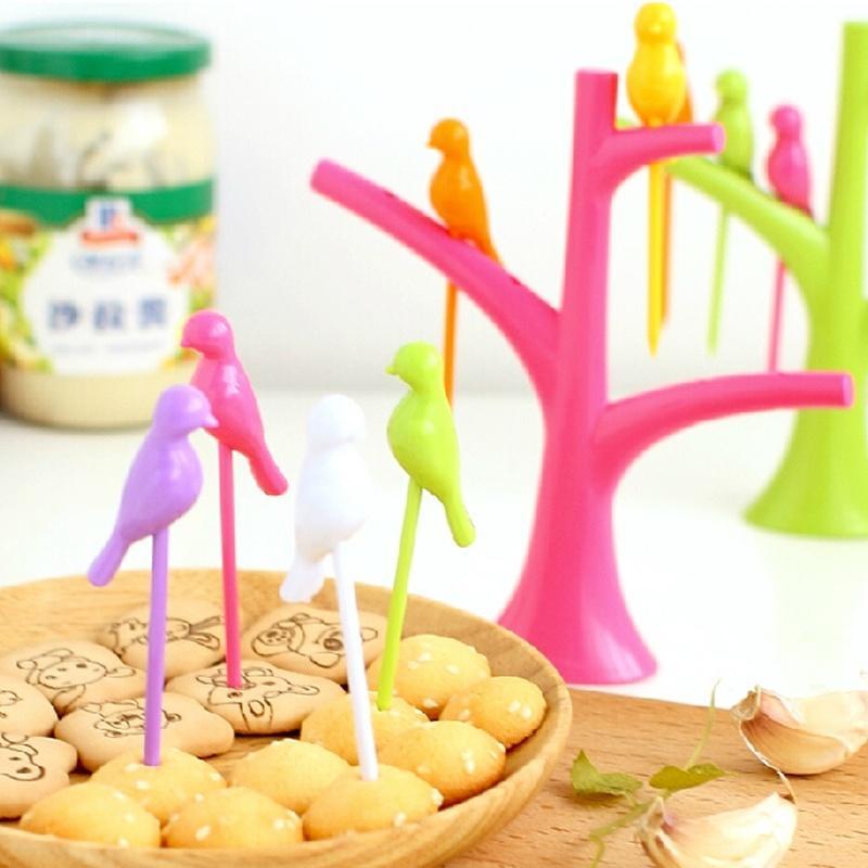 Bird Fork | Kids fruit fork | Table Decor