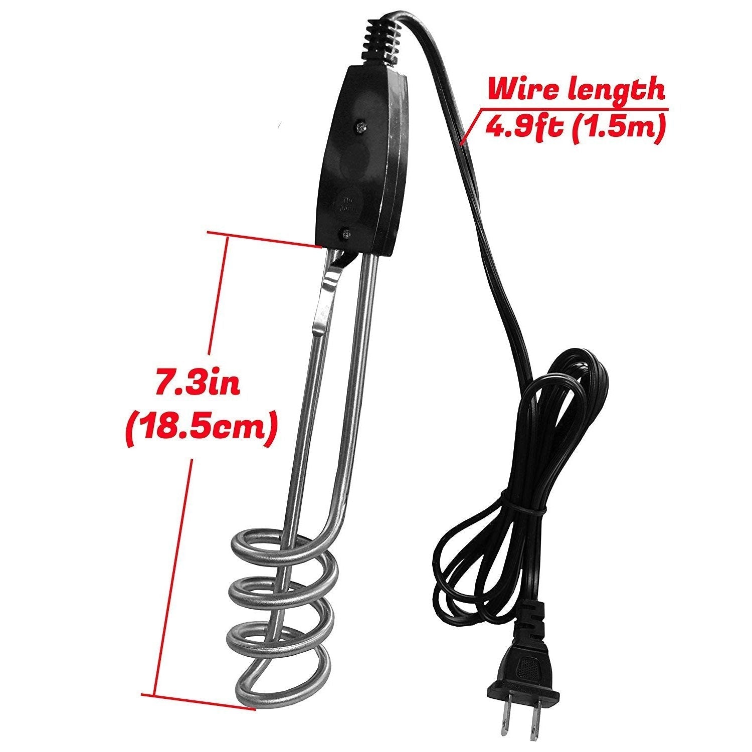 1000W-220V Water Heater Portable Electric Immersion Element Boiler