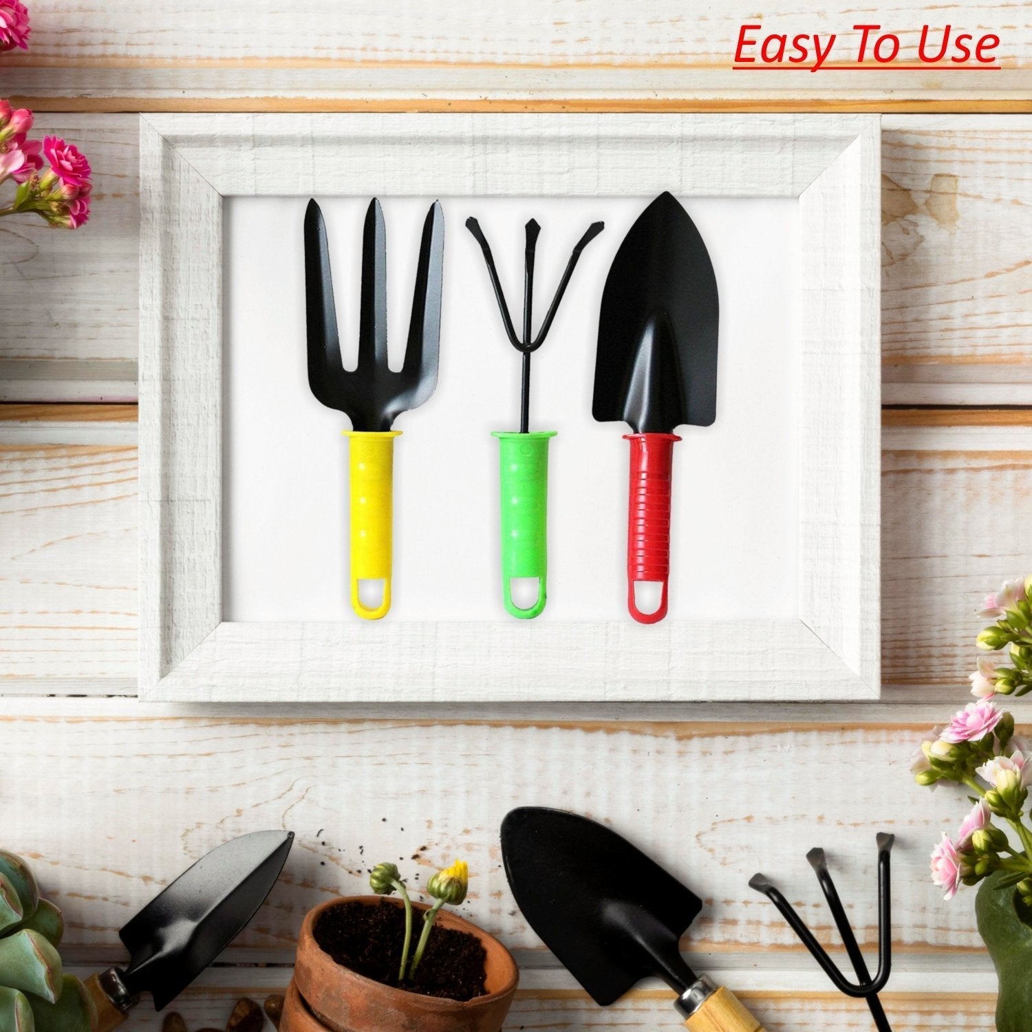 Colorfull Garden Tool Set Set of 3Pc