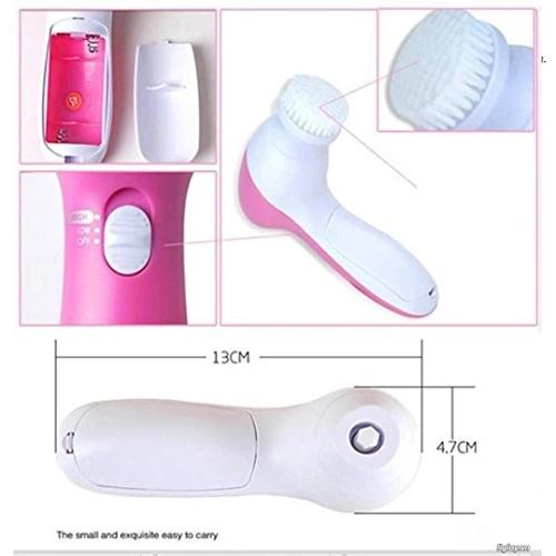 5-in-1 Smoothing Body & Facial Massager (Pink)