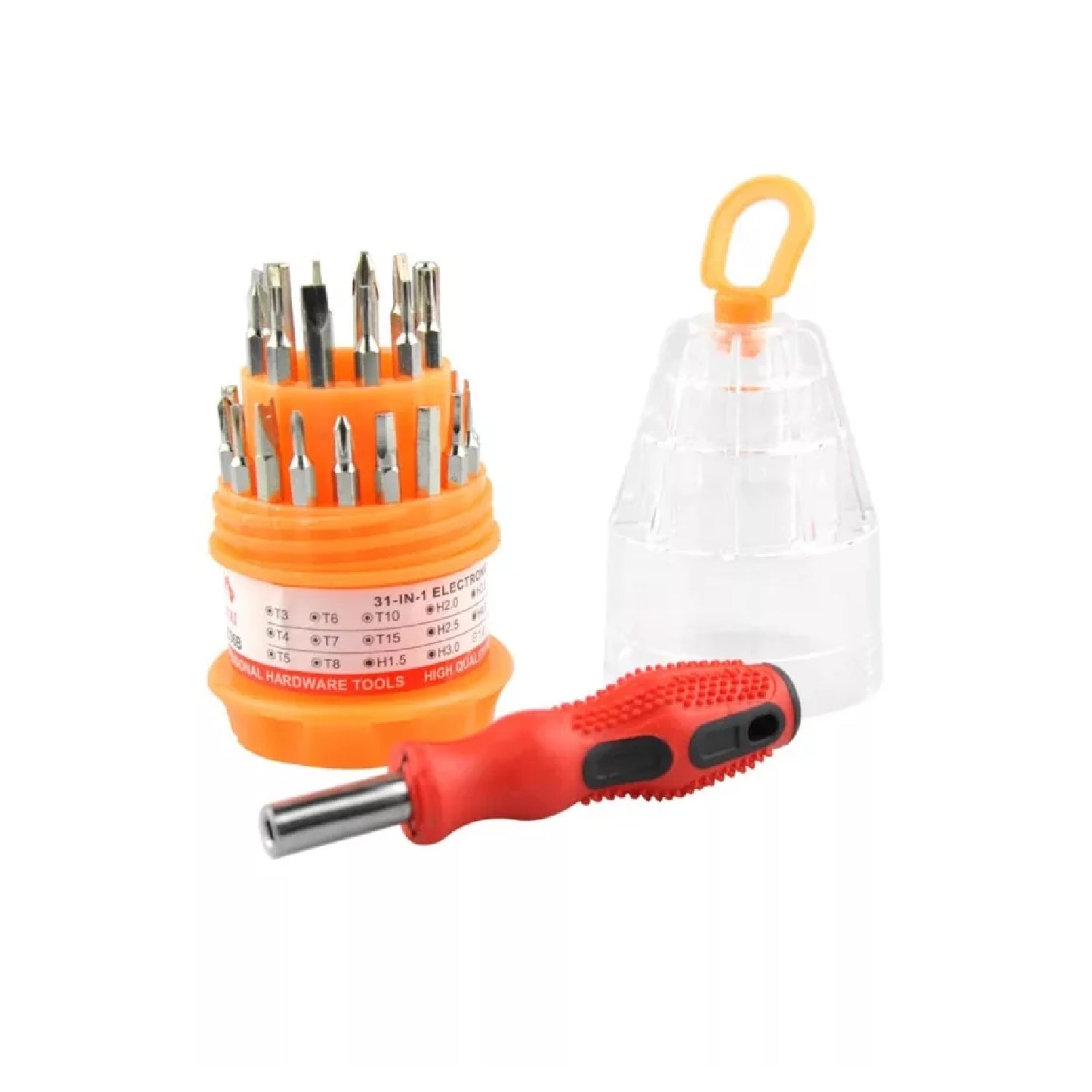 (SET OF 4PC) SCREWDRIVER SET, STEEL 31 IN 1 WITH 30 SCREWDRIVER BITS, PROFESSIONAL MAGNETIC DRIVER SET