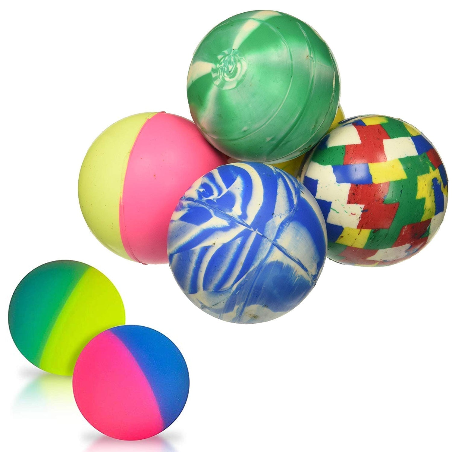 Crazy Bouncy Jumping Balls Set of 14Pcs