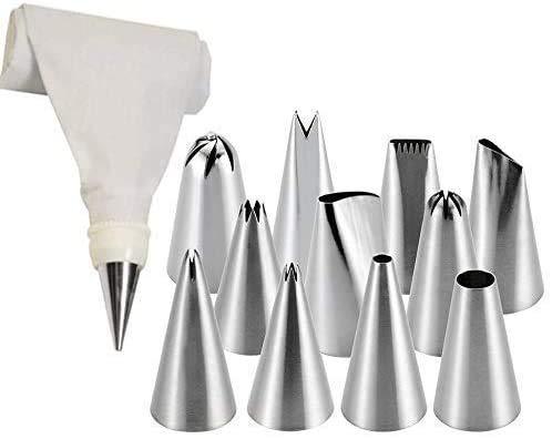 12 Piece Cake Decorating Set of Measuring Cup Oil Basting Brush