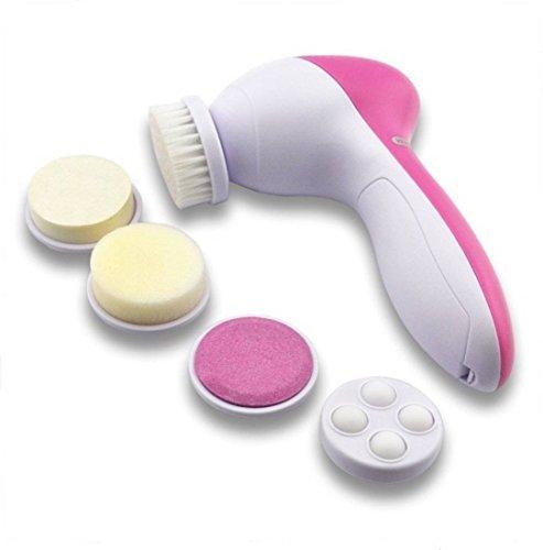 5-in-1 Smoothing Body & Facial Massager (Pink)