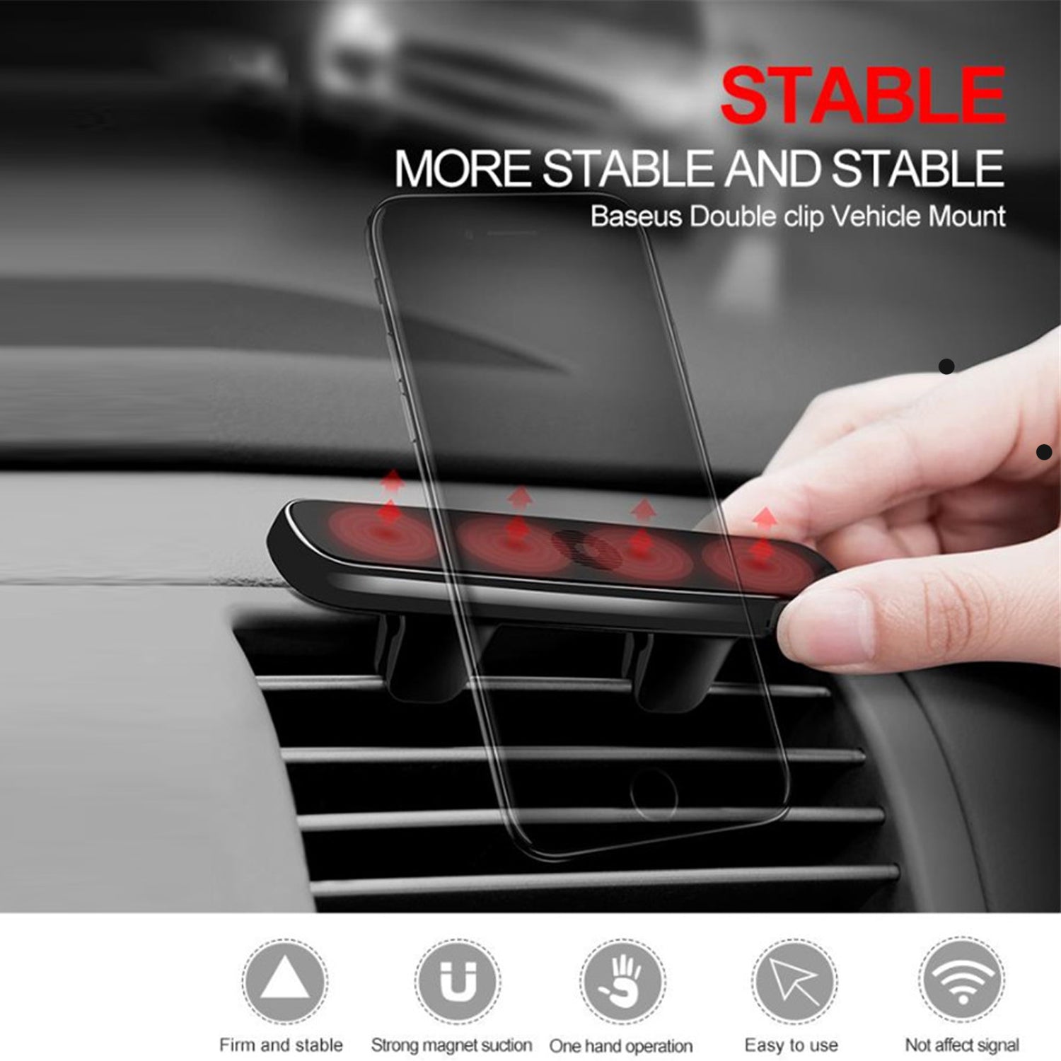 Magnetic Car Phone Holder for Smartphone Mobile