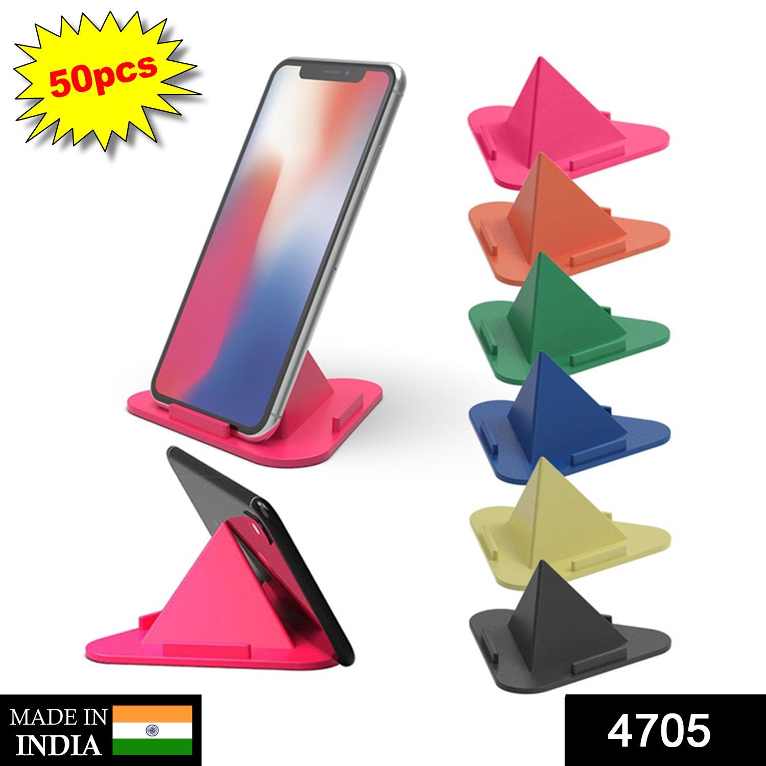 Pyramid Mobile Stand with 3 Different Inclined Angles (50 Pcs Set)