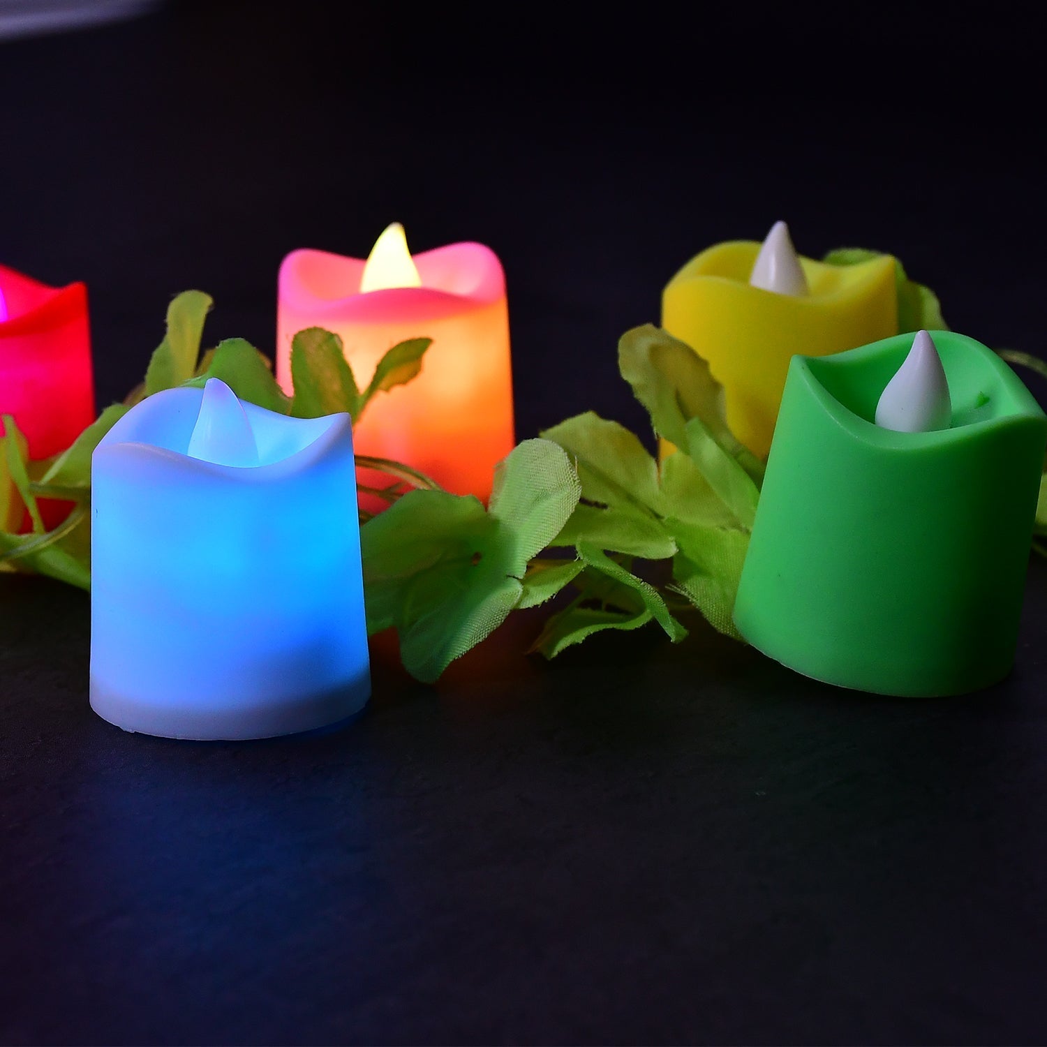 1PC FESTIVAL DECORATIVE - LED TEALIGHT CANDLES | BATTERY OPERATED CANDLE IDEAL FOR PARTY.