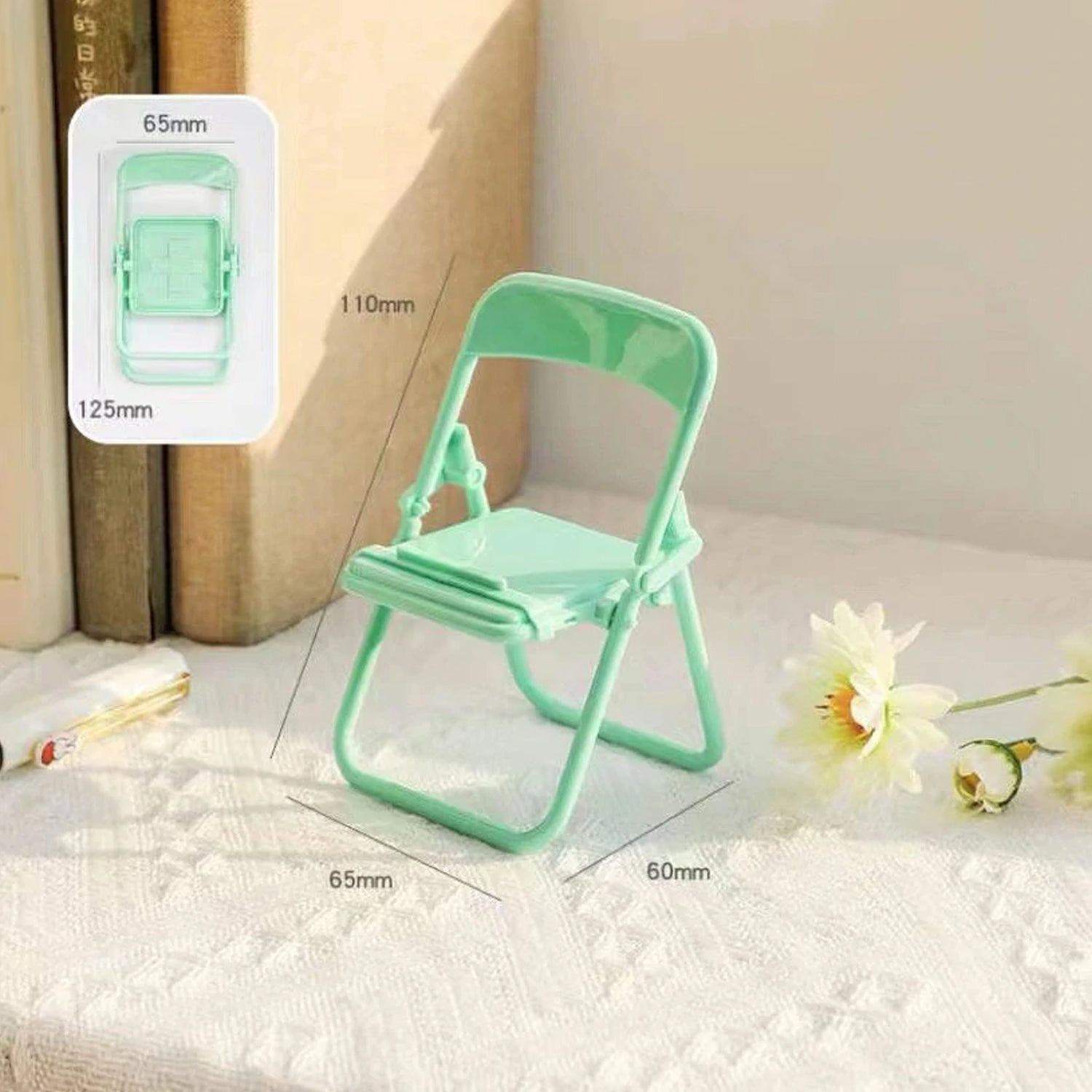 1 Pc Chair Stand With Box As A Mobile Stand For Holding And Supporting Mobile Phones Easily.