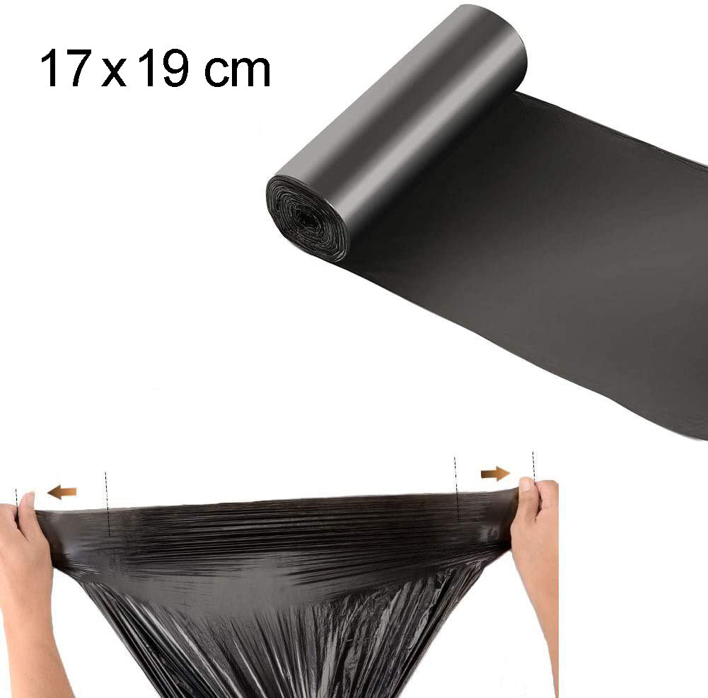 Garbage Bags Small Size Black Colour (17 x 19)