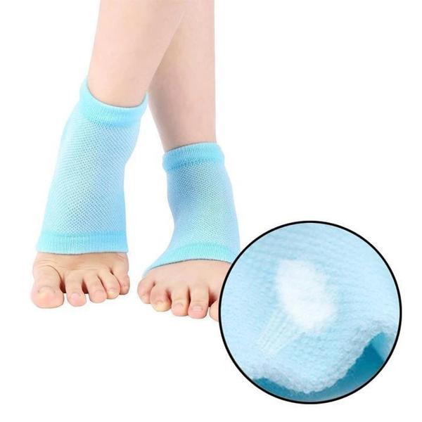 Heel Pain Relief Silicone Gel Heel Socks (Multicolor)