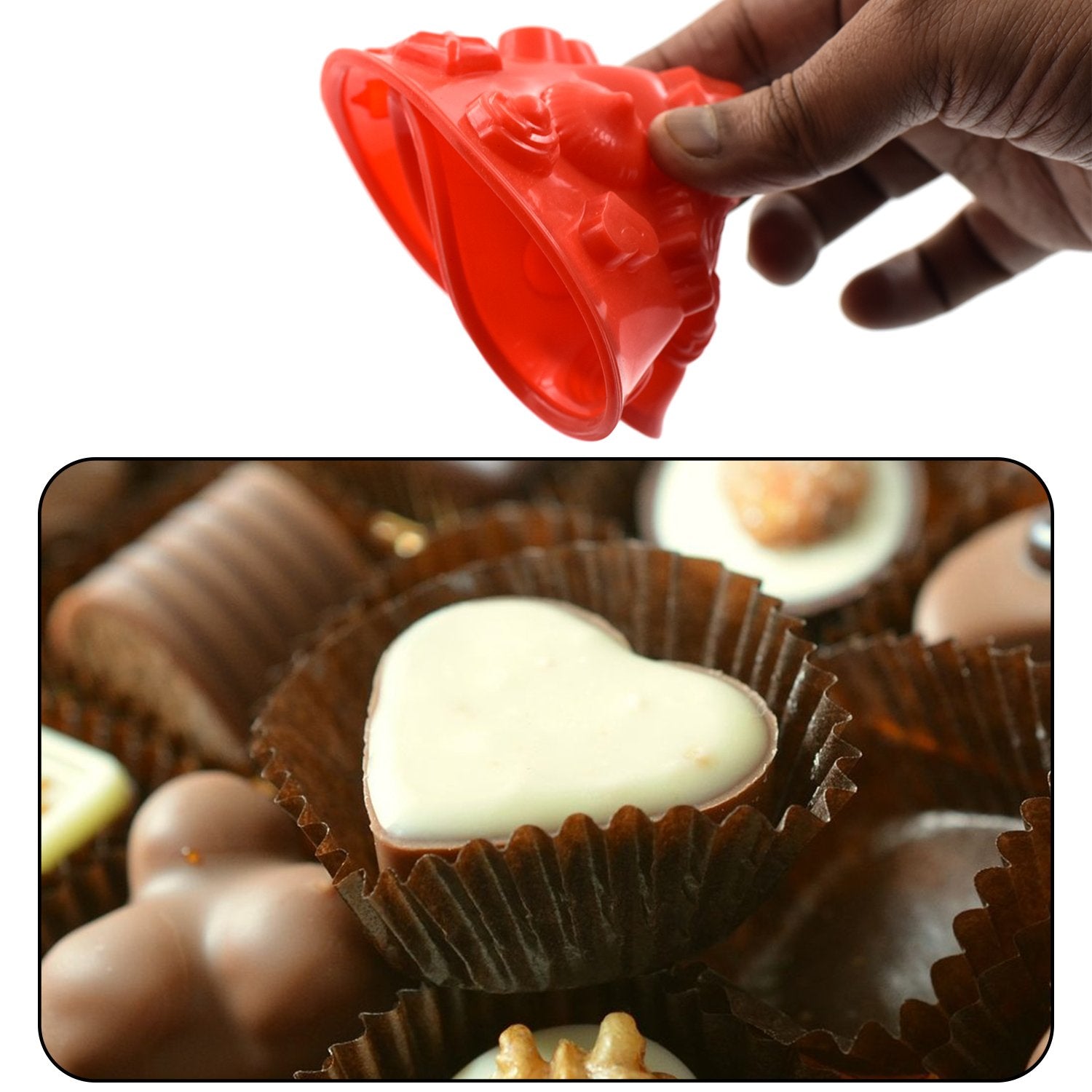 19 Cavity Mix Shape Chocolate Mould (1Pc Only)