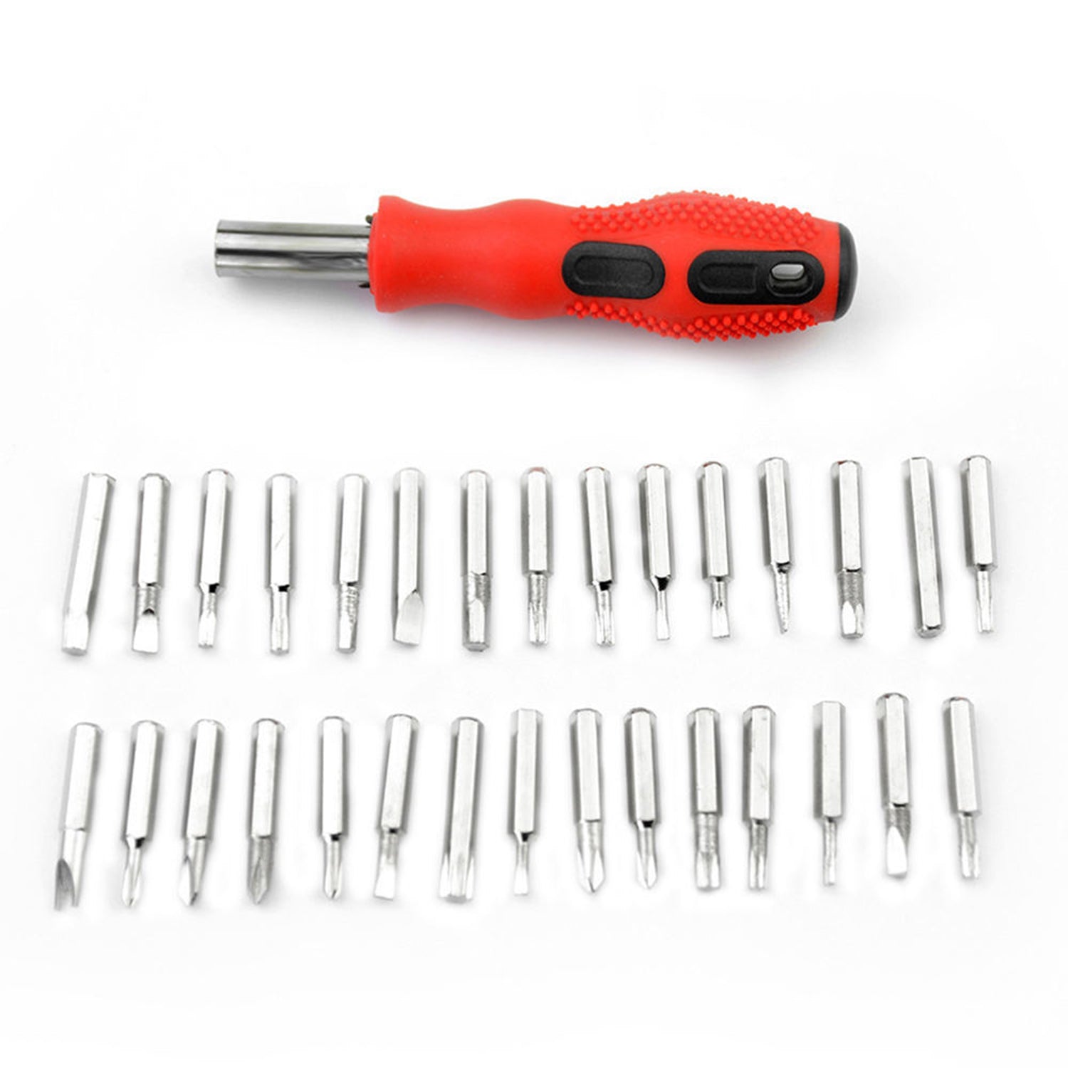 (SET OF 4PC) SCREWDRIVER SET, STEEL 31 IN 1 WITH 30 SCREWDRIVER BITS, PROFESSIONAL MAGNETIC DRIVER SET