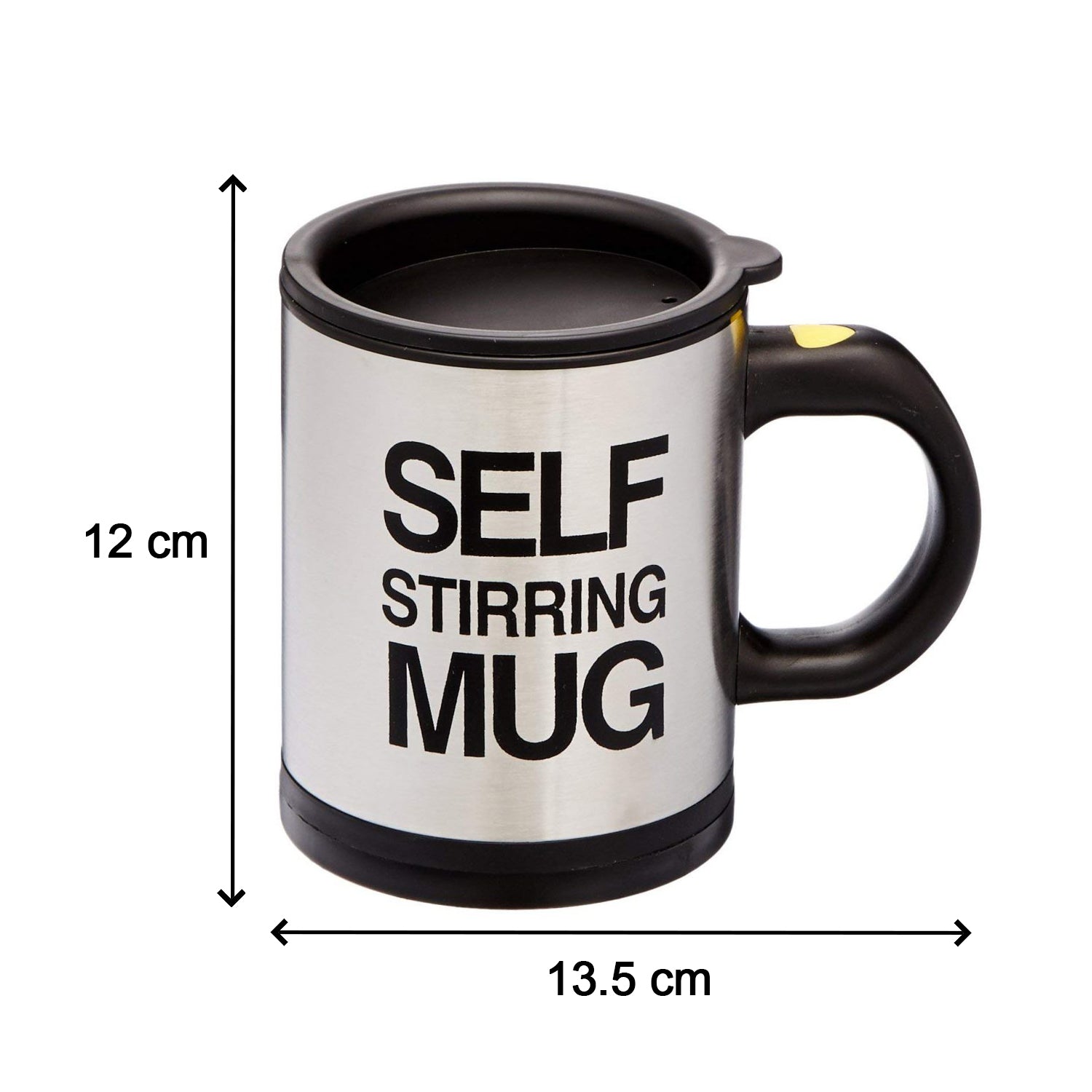 Self Stirring Mug used in all kinds of household and official places for serving drinks, coffee and types of beverages etc.