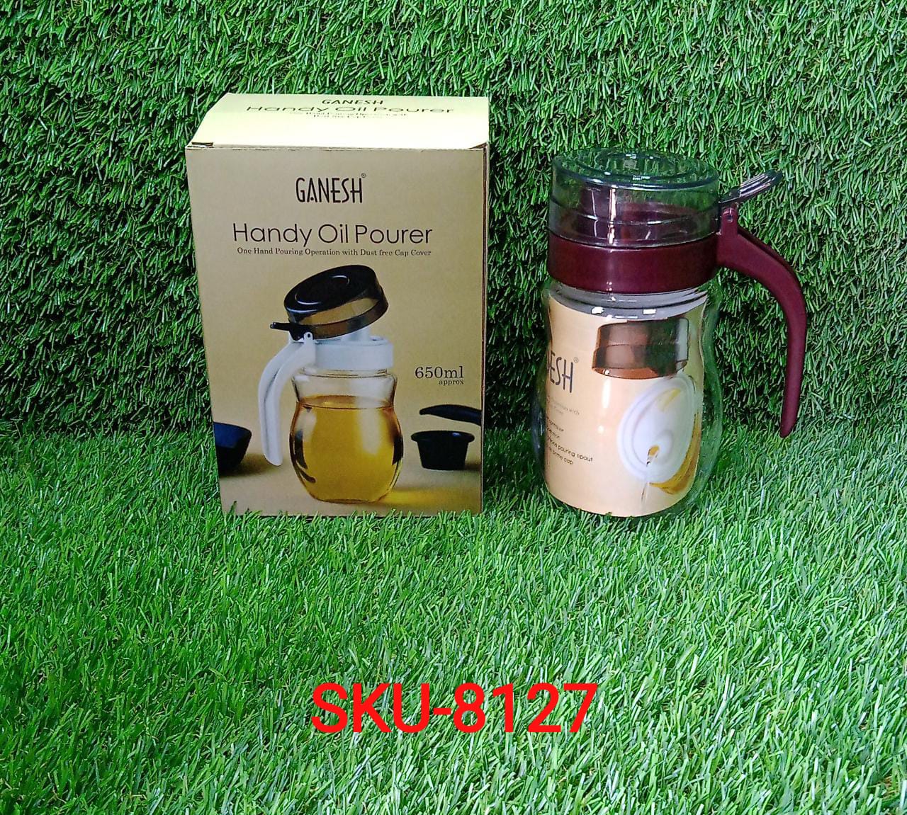 Oil Dispenser Stainless Steel with small nozzle 650ml