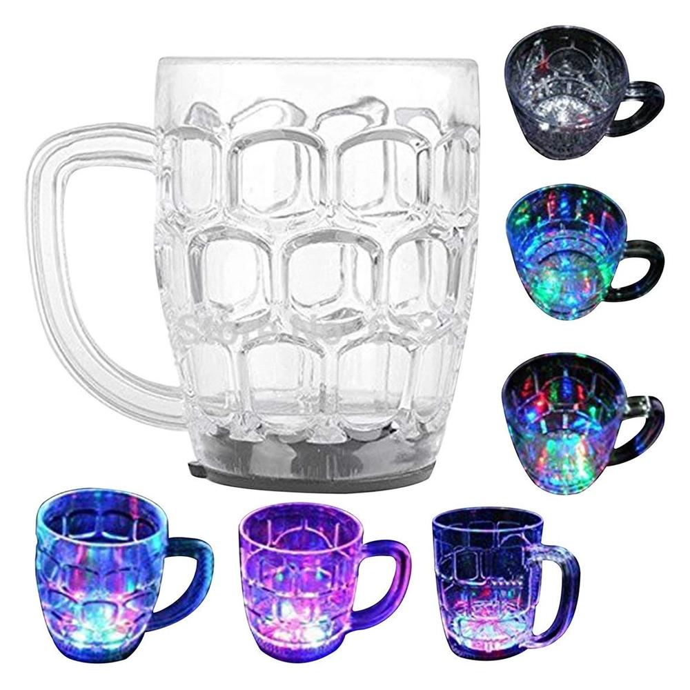 Led Glass Cup (Rainbow Color)