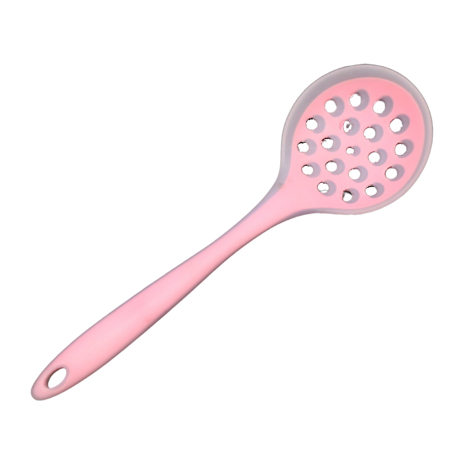 1PC Food Grade Silicone Colander Shovel Strainers Spoon Colorful Kitchen Scoop Drainage Colanders (29cm)