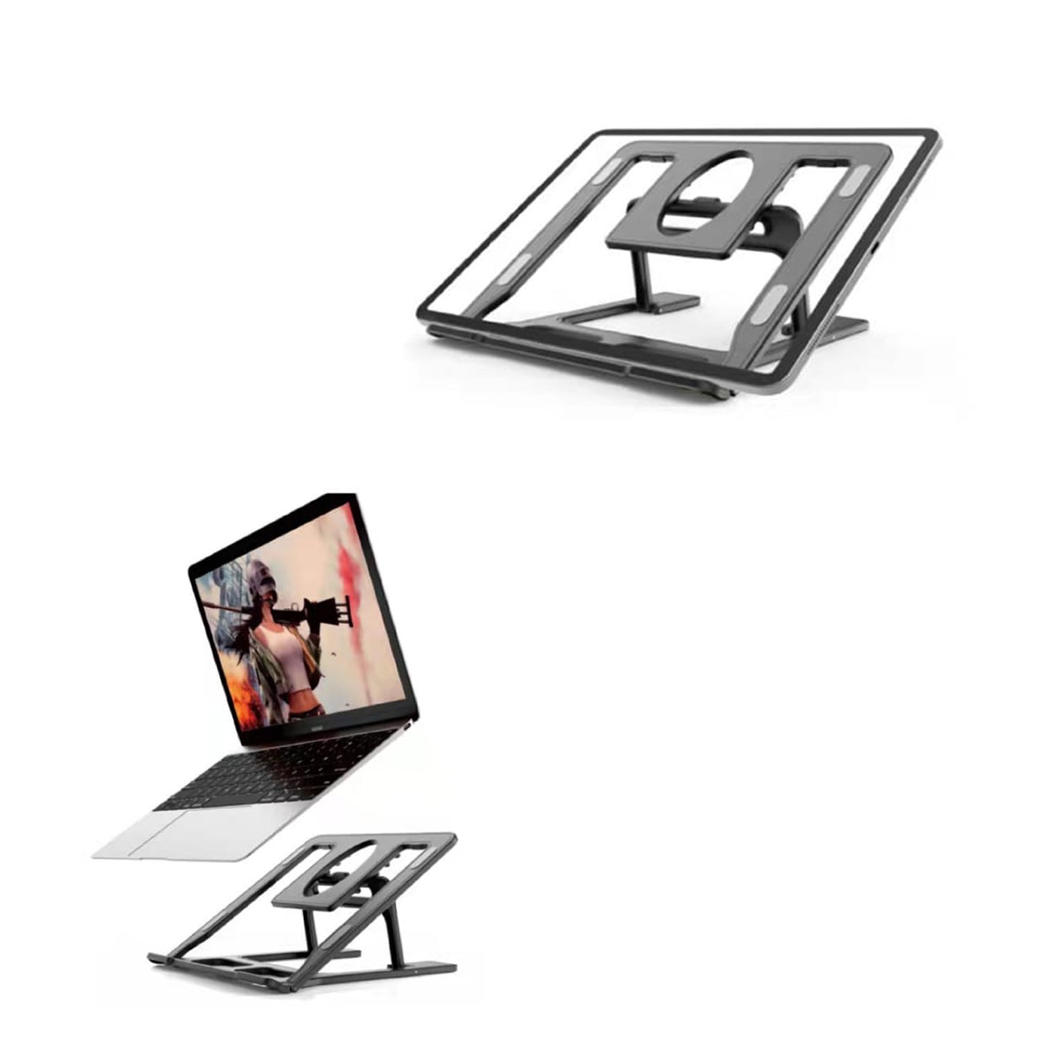 Foldable & Adjustable Portable Laptop Stand for laptops