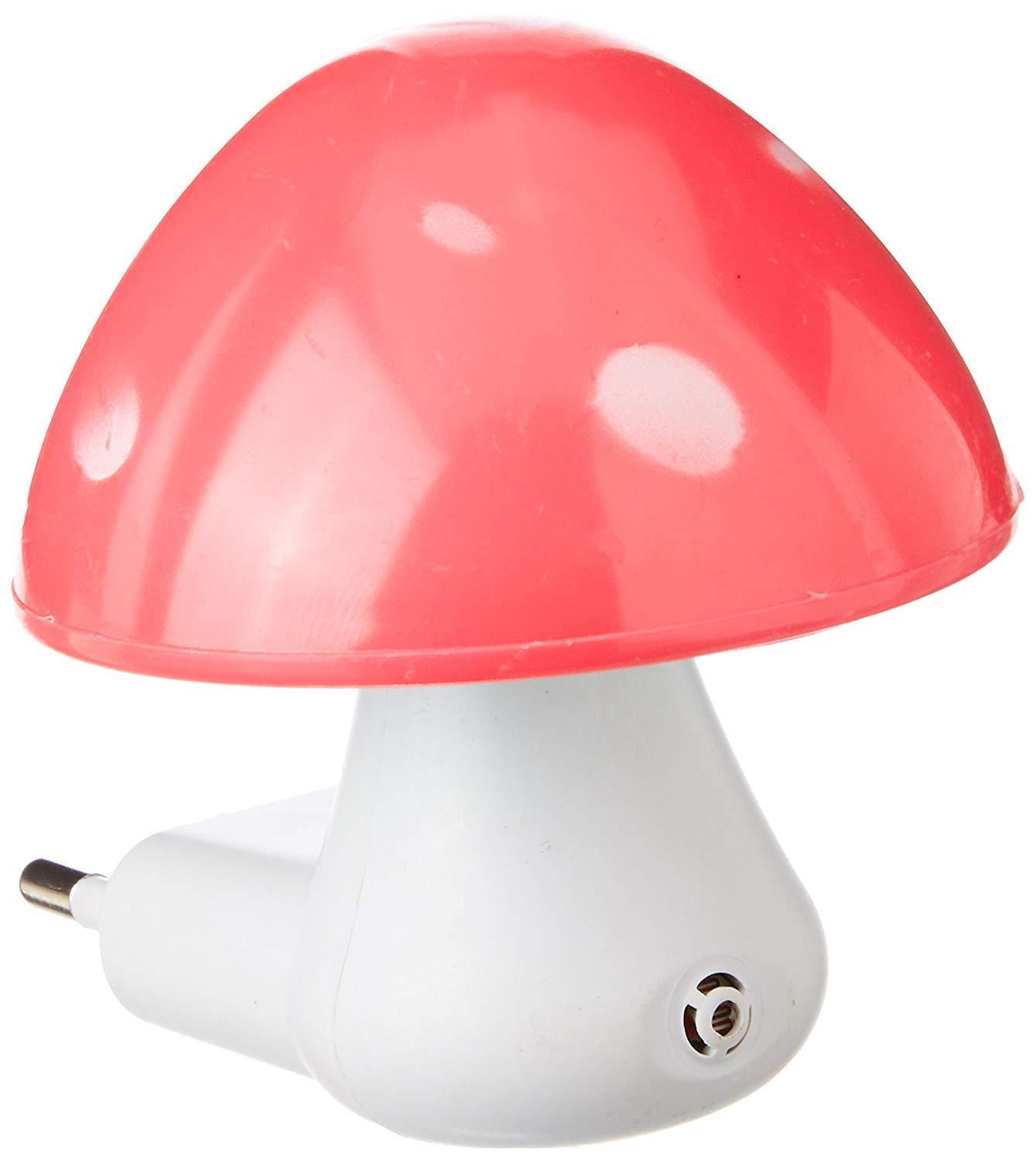 Automatic Night Sensor Mushroom Lamp (0.2 watt, Multicolour)