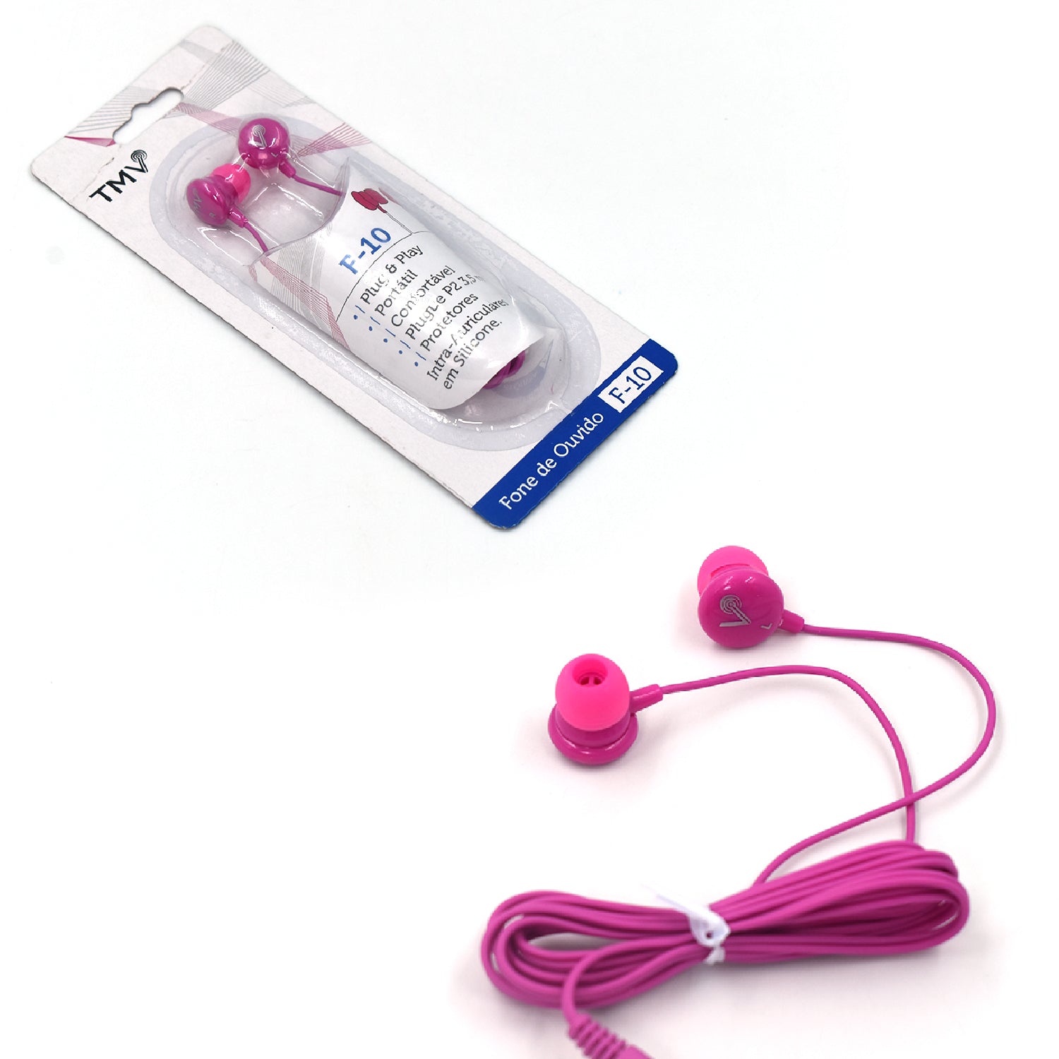 Earphones with mix different colors and various shapes and designs ( 1 pc)