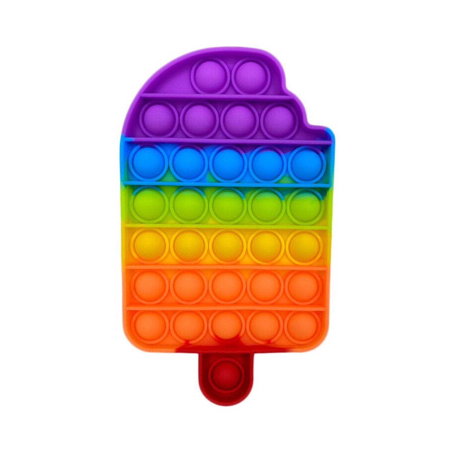 Ice Cream Candy Shape Pop Fidget Toy Push Pop Bubble Fidget Sensory Toy for Kids and Adults Fidget Popper Stress Reliever Sensory Fidget Poppers