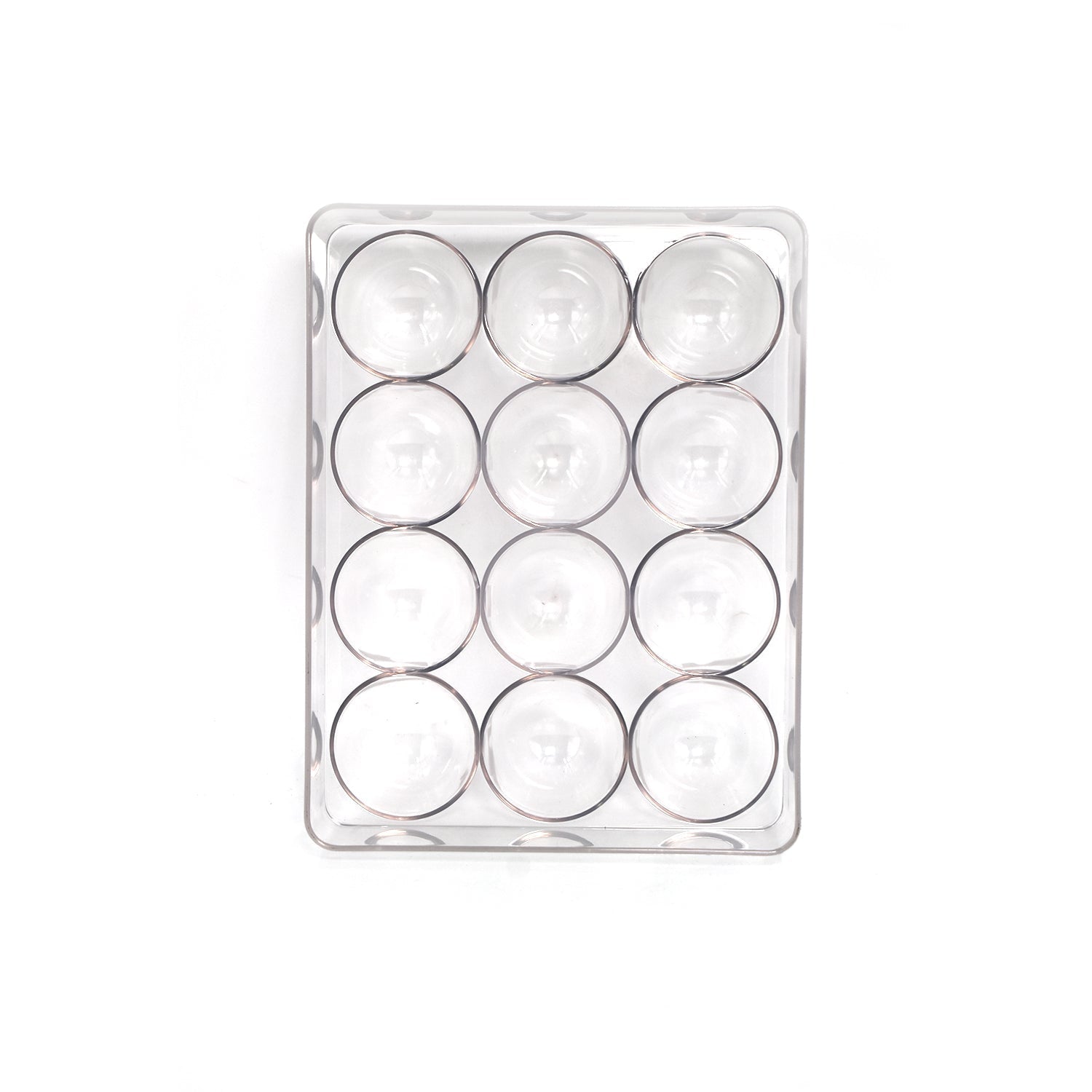 12 Cavity Egg Storage Box For Holding And Placing Eggs Easily And Firmly.