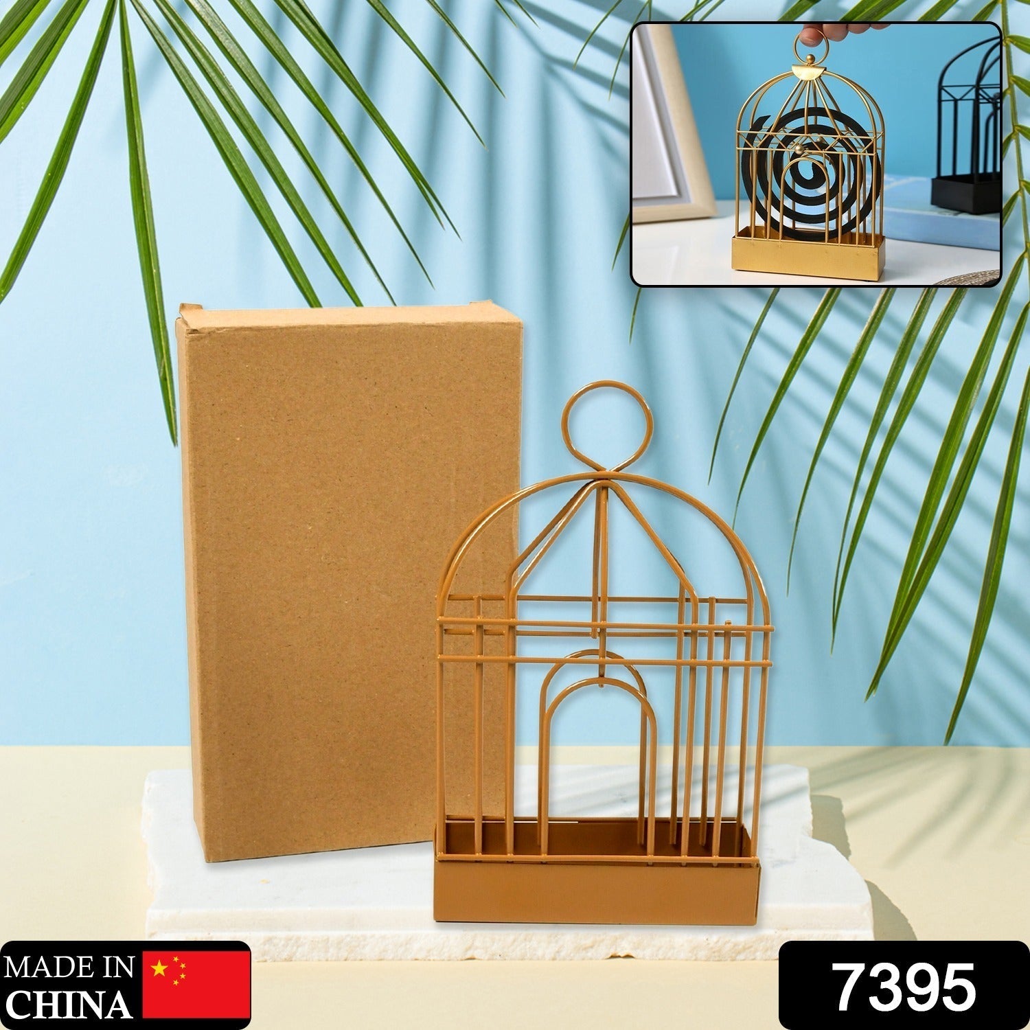 Mosquito Coil Holder, Vintage Style Durable Household Mosquito Stand for Office Home