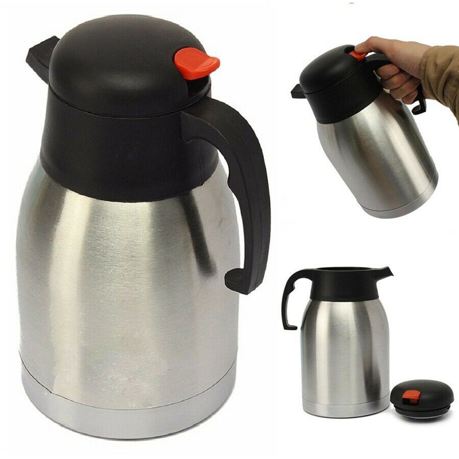 Thermos steel Flip Lid Flask, 1500 milliliters