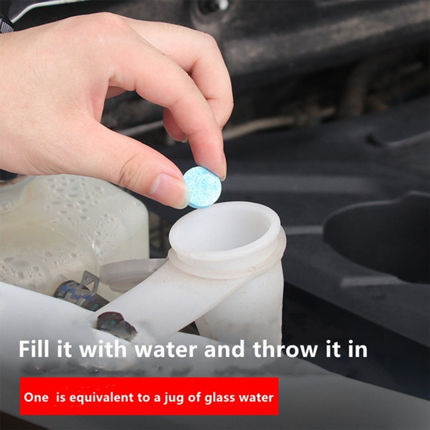 Car Wiper Detergent Effervescent Tablets Washer