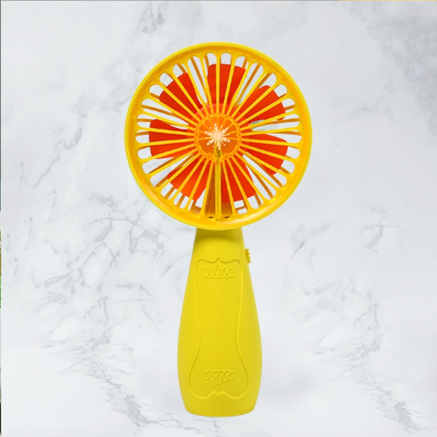 Foldable Handy Light Fans Rechargeable Handheld Mini Fan Electric Personal Fans Hand Bar Desktop Fan (Battery Not Include)