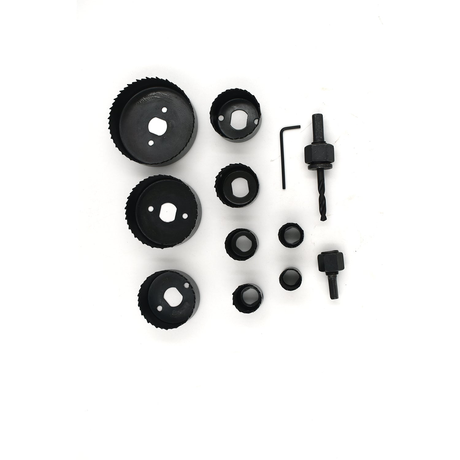 '-12 pcs 19-64mm Hole Saw Kit