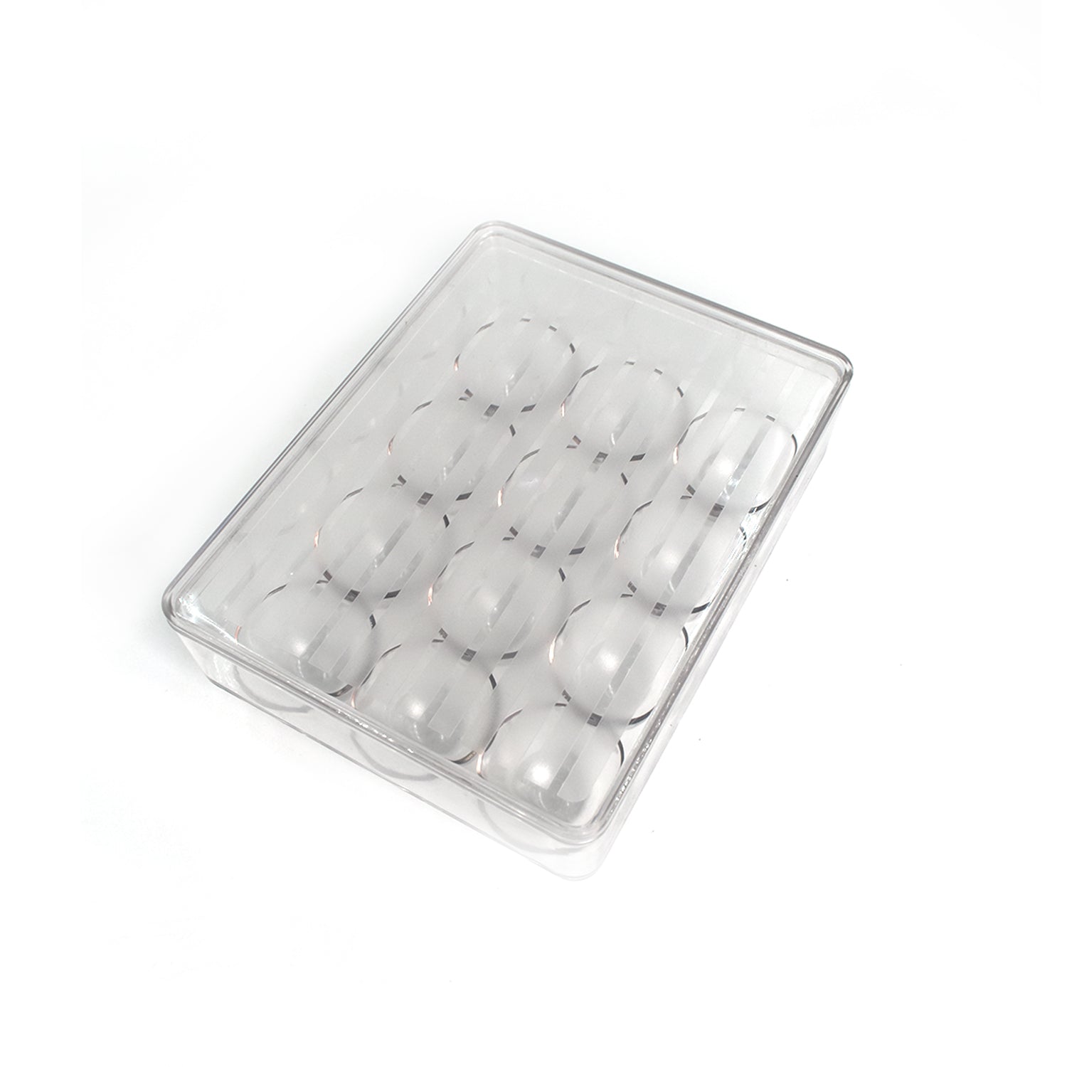 12 Cavity Egg Storage Box For Holding And Placing Eggs Easily And Firmly.