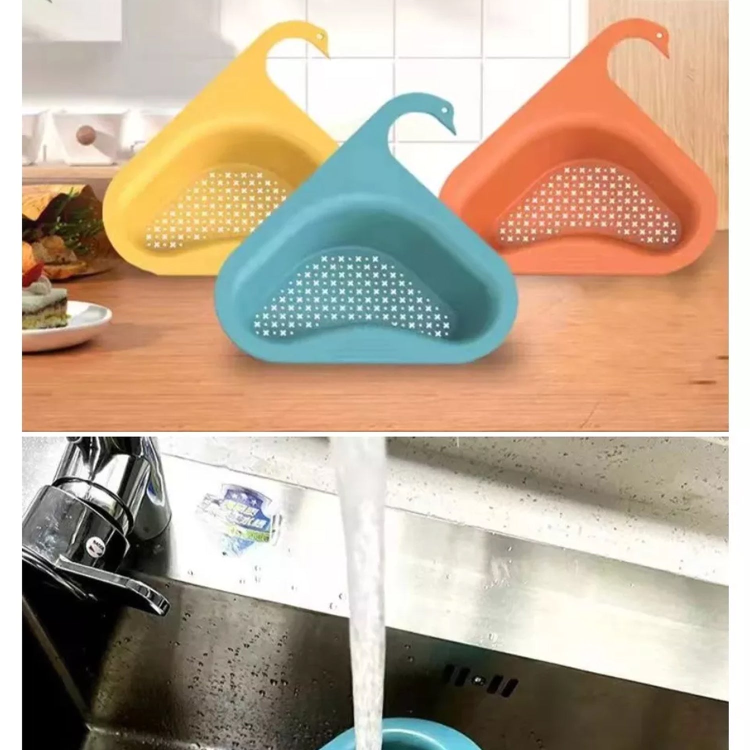 Swan Drain Strainer For Draining Kitchen Waste In Sinks And Wash Basins.