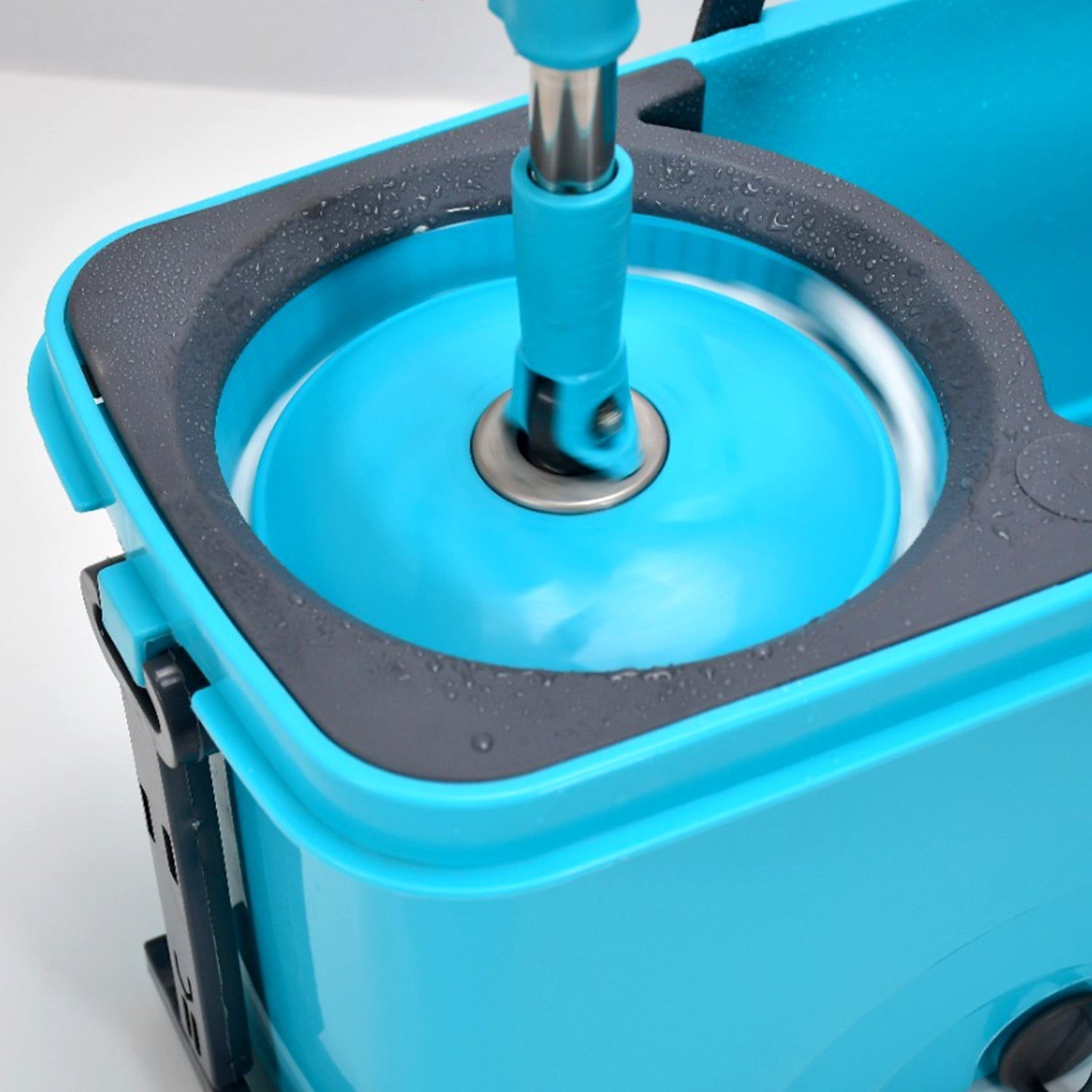 Quick Spin Mop Plastic spin, Bucket Floor Cleaning, Easy Wheels & Big Bucket, Floor Cleaning Mop with Bucket