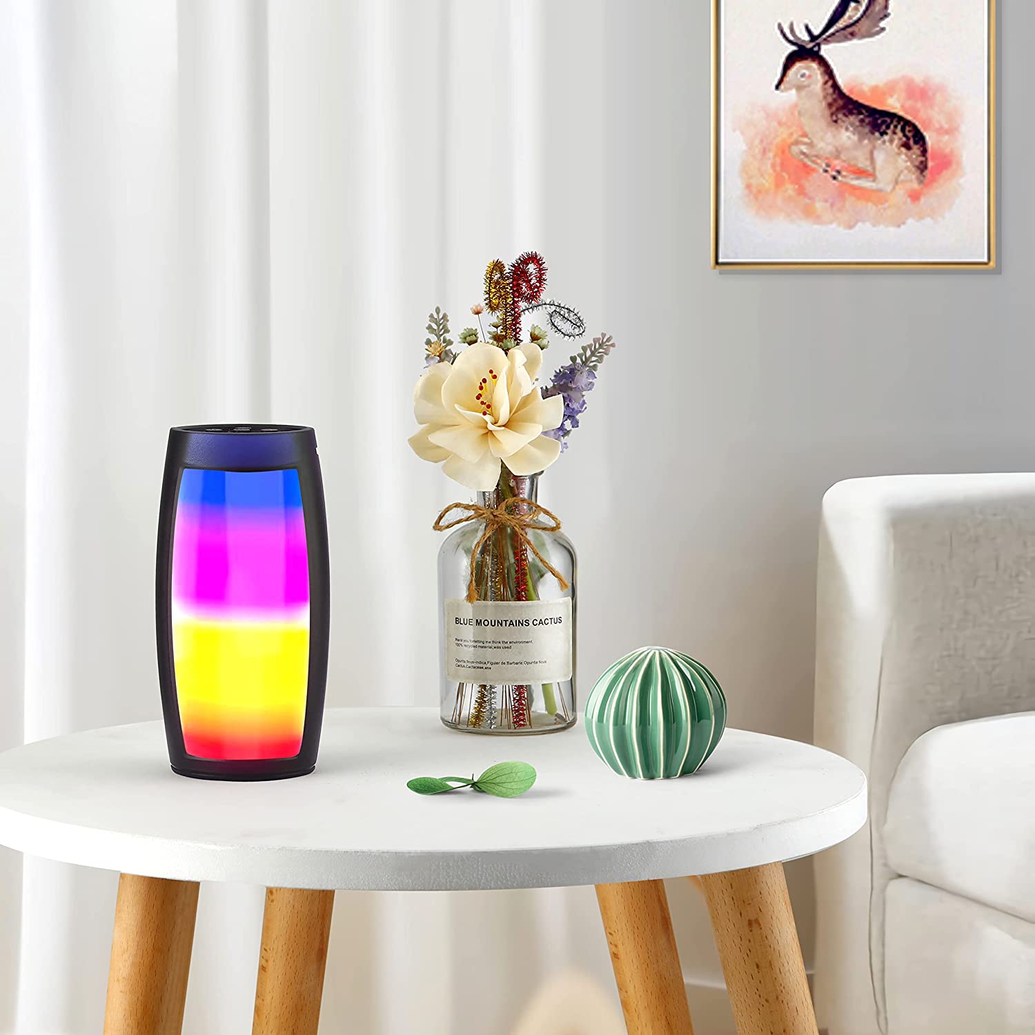 Wireless Bluetooth Speaker Disco light Speaker For Traveling , Party ,  Home & Office Use Best Speaker, Bluetooth speaker (Media Player)