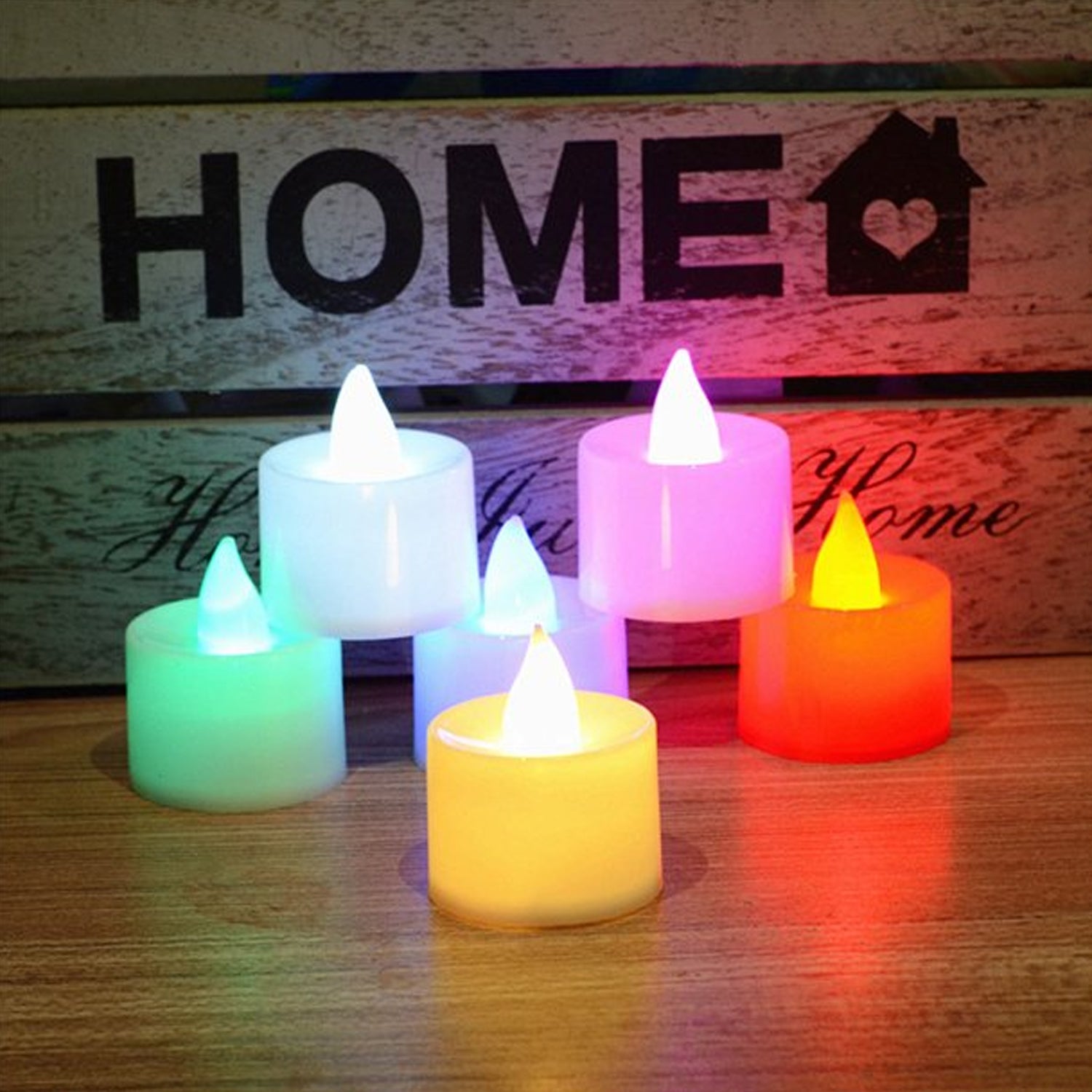 1PC FESTIVAL DECORATIVE - LED TEALIGHT CANDLES | BATTERY OPERATED CANDLE IDEAL FOR PARTY.