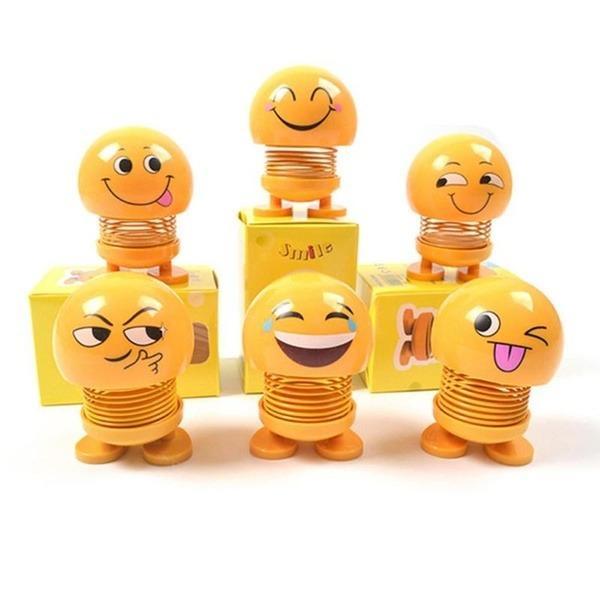 Emoticon Figure Smiling Face Spring Doll