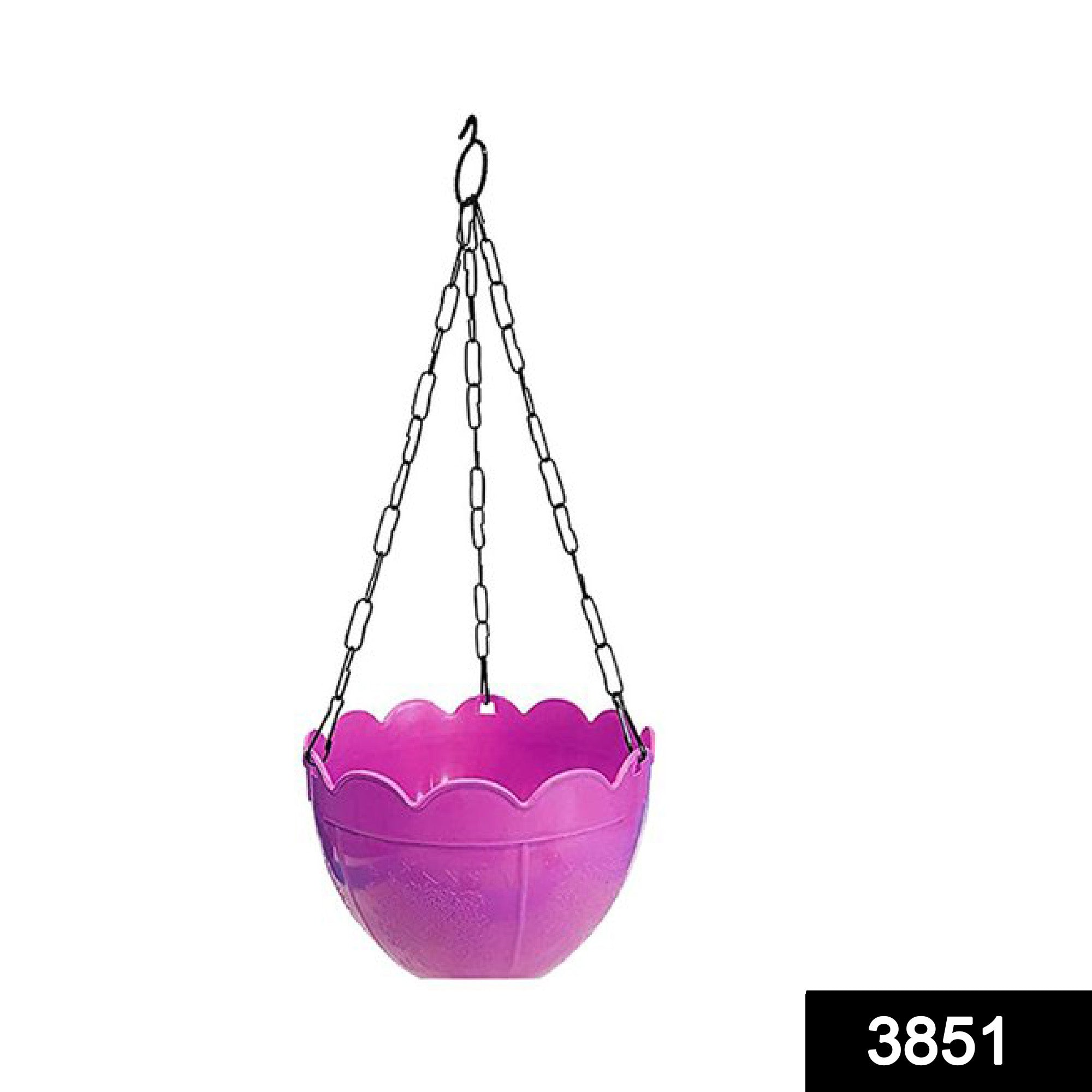 Flower Pot Plant with Hanging Chain for Houseplants Garden Balcony Decoration