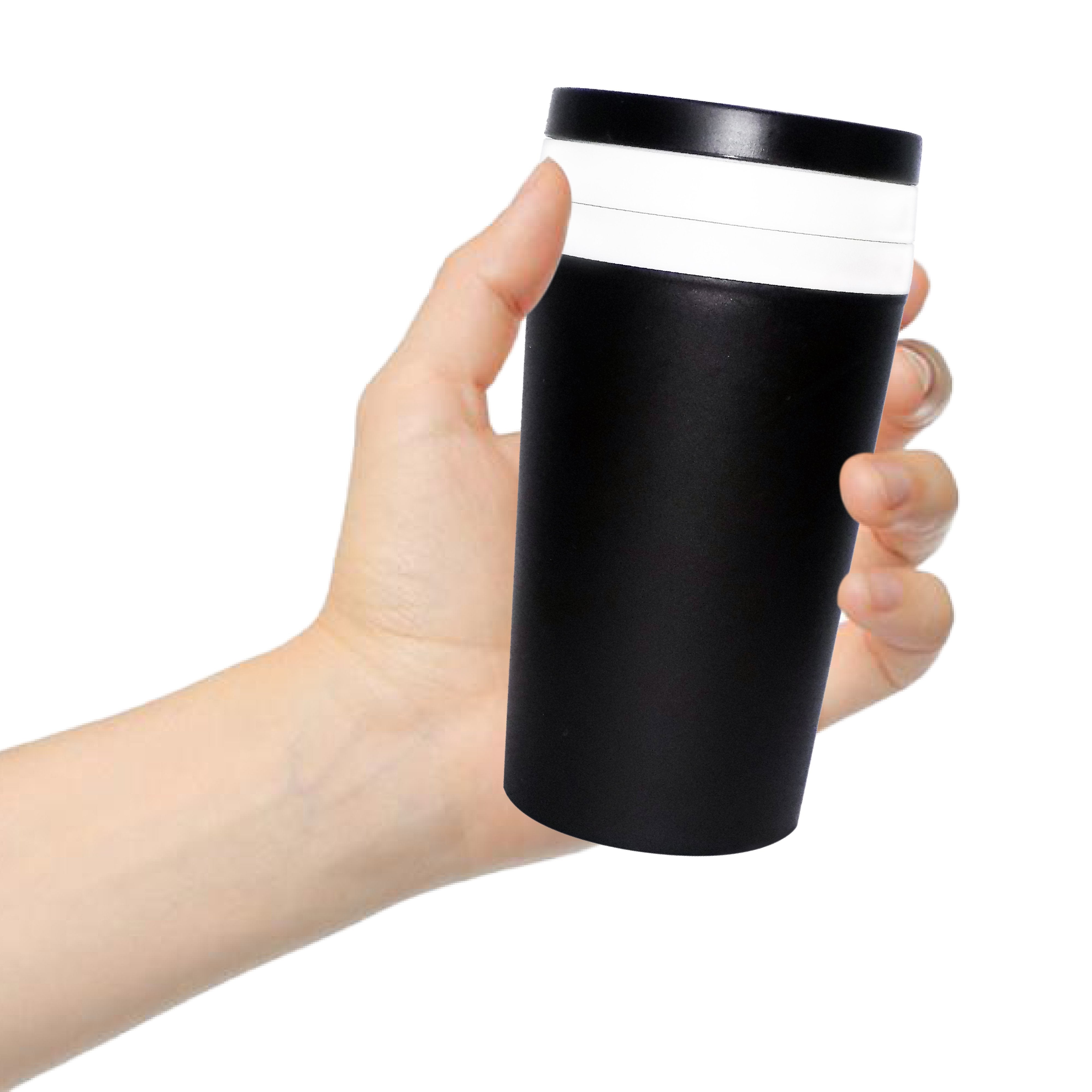 2 in 1 Shaker Sipper Glass with Detachable Storage Container (300Ml)