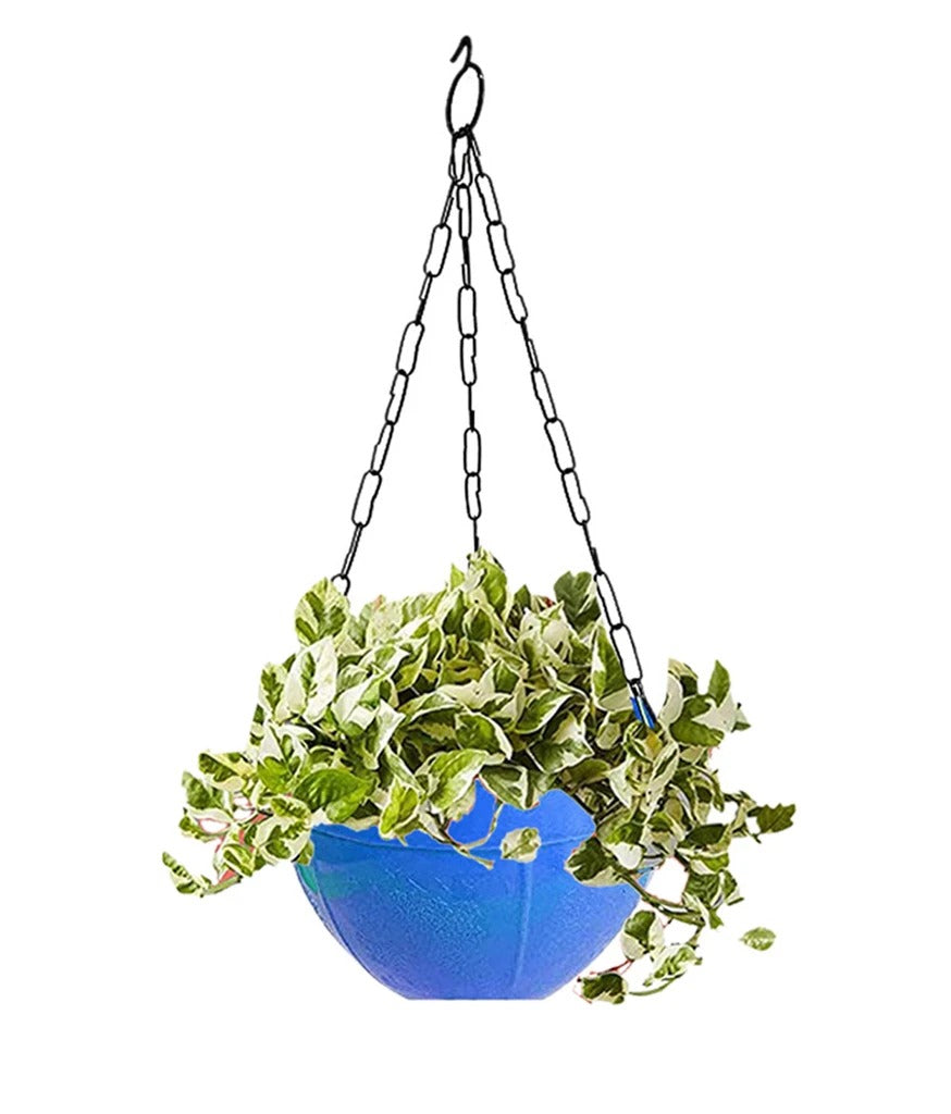 Flower Pot Plant with Hanging Chain for Houseplants Garden Balcony Decoration