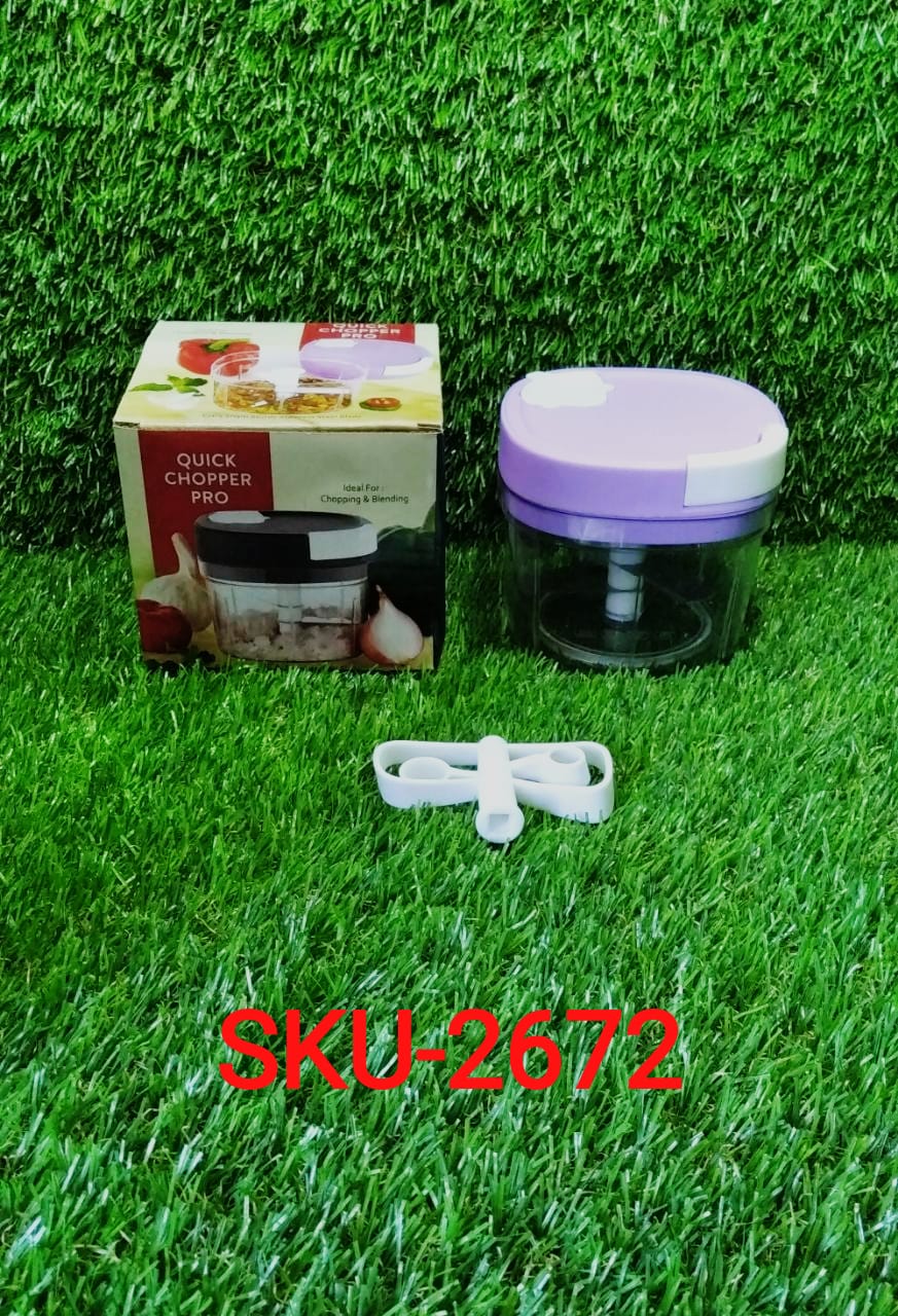 2in1 Handy Chopper And Slicer For Home & kitchen (600ML Capacity)